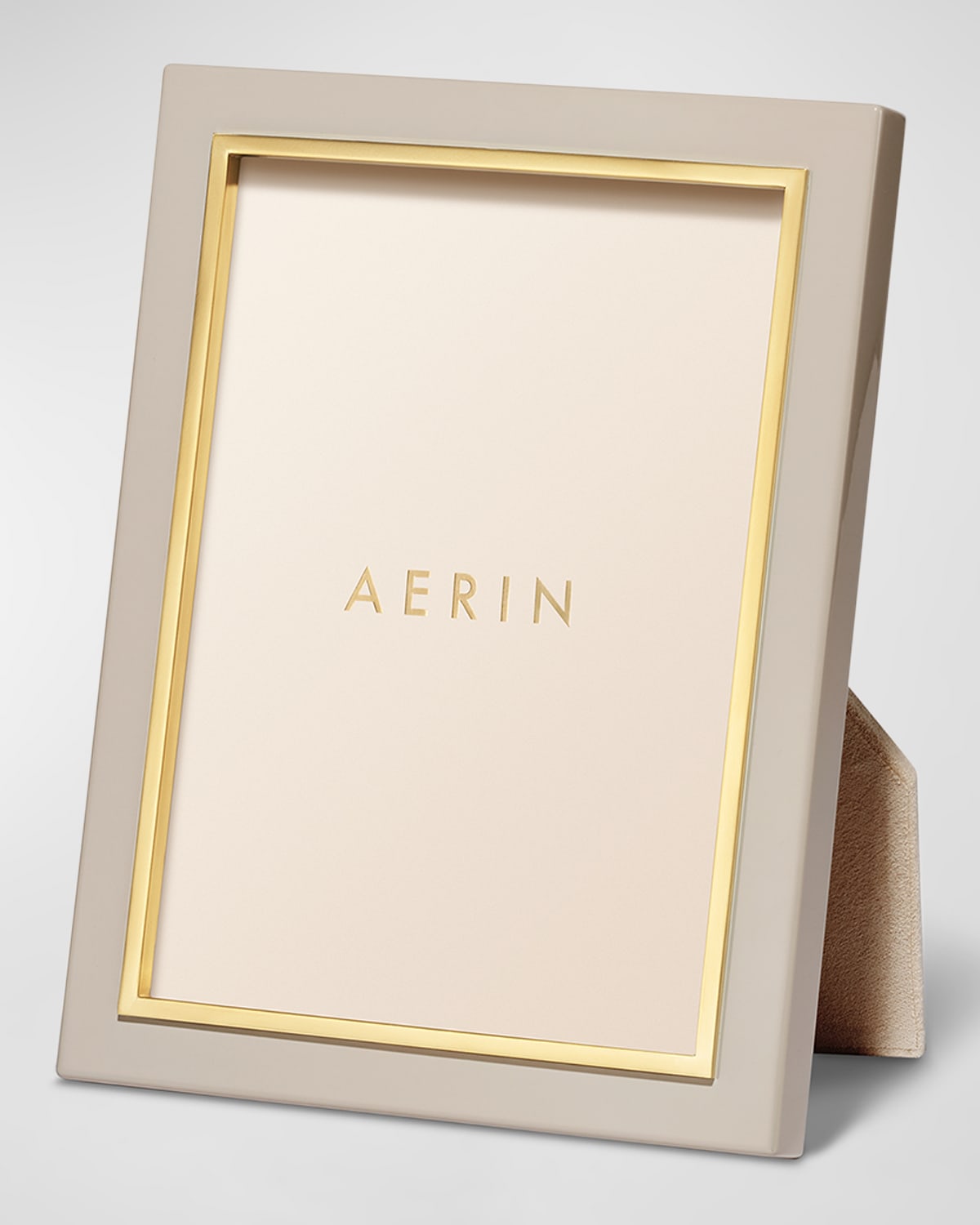 Shop Aerin Varda Lacquer Photo Frame, French Blue - 5x7 In Cream