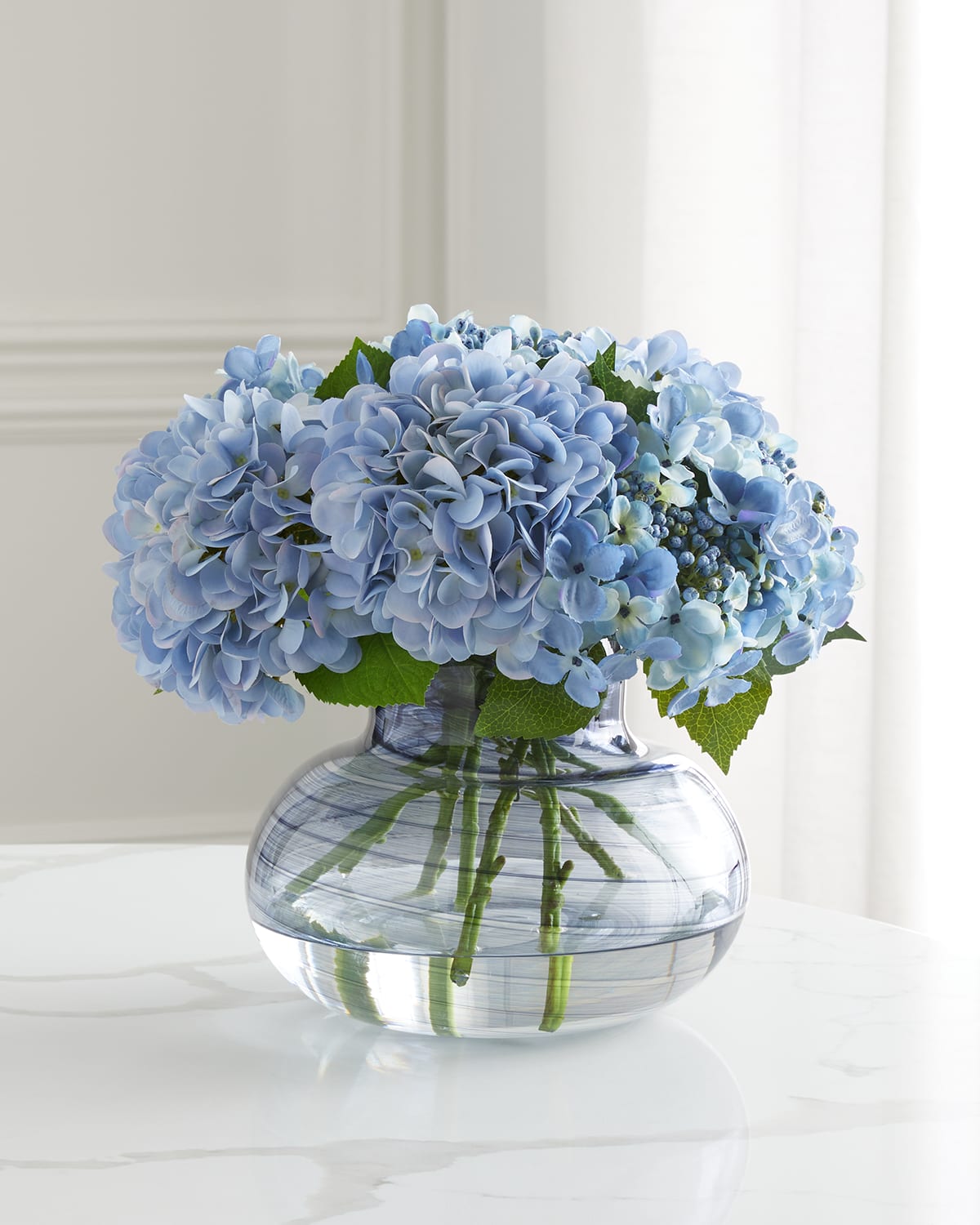 John-richard Collection German Hydrangea Floral Arrangement