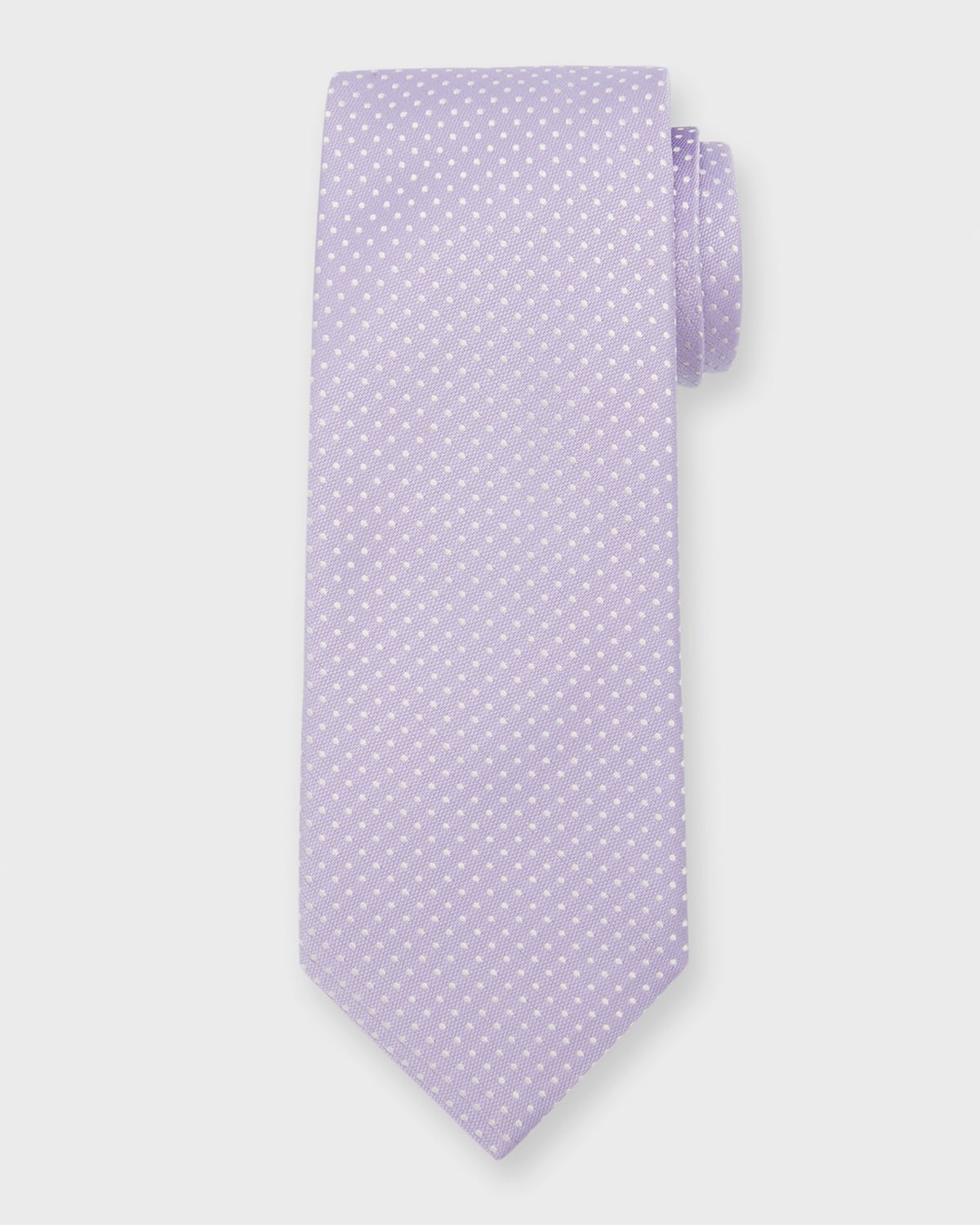 Men's Jacquard Dot Silk Tie