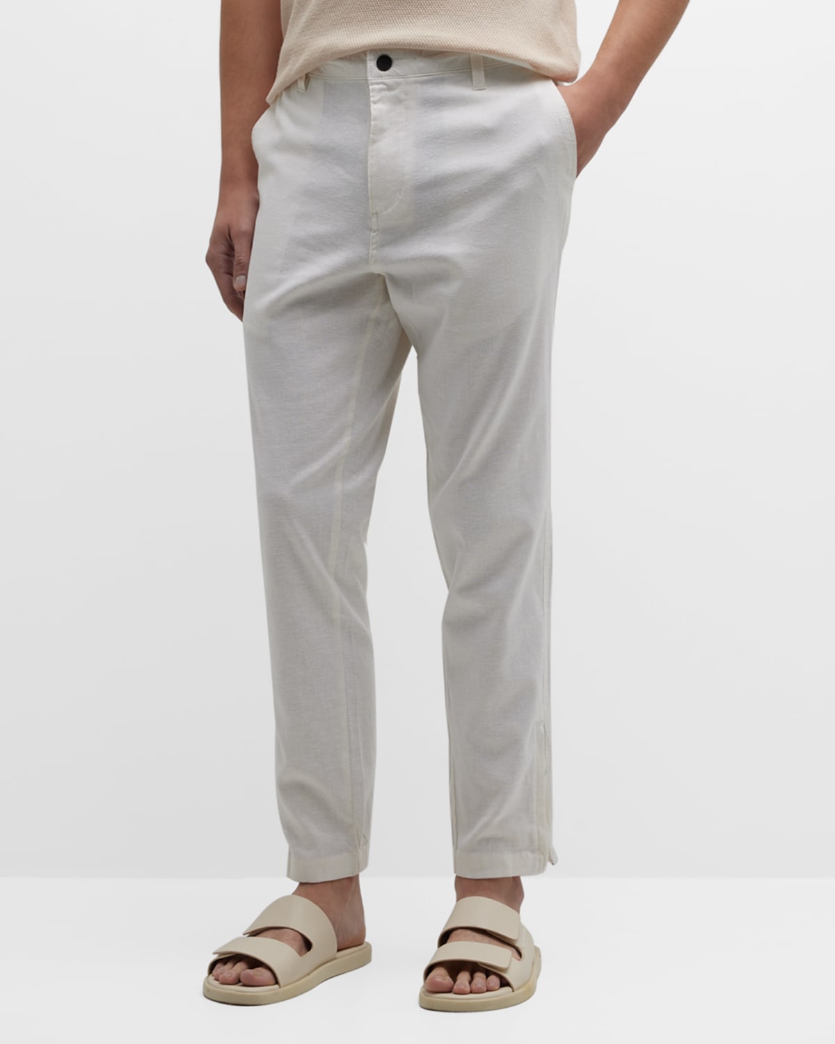 Onia Traveler Regular Fit Pants In White