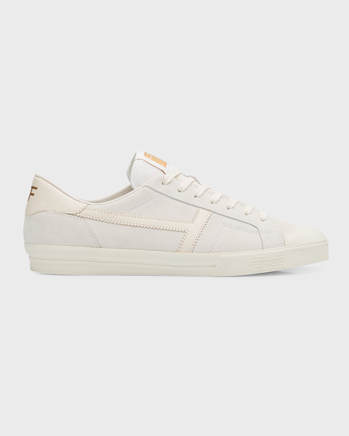 Tom Ford Jarvis Low Top Sneaker In White/beige