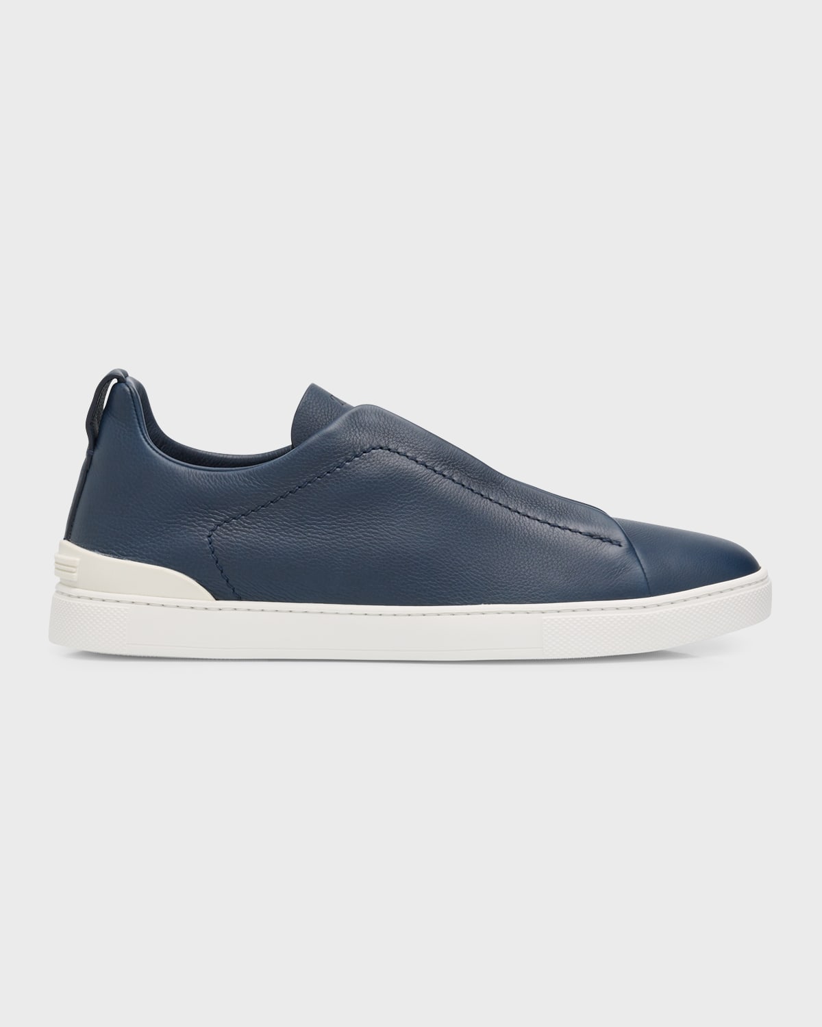 Men's Triple Stitch™ Slip-On Soft Calf Leather Low-Top Sneakers