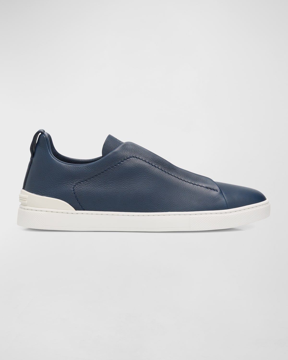 Men's Triple Stitch™ Slip-On Soft Calf Leather Low-Top Sneakers