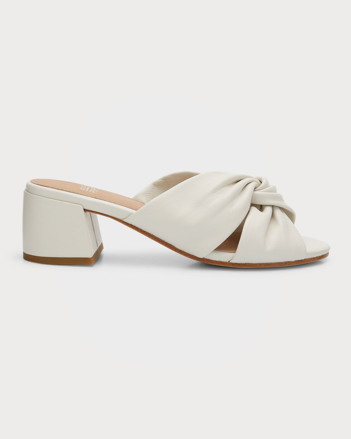 EILEEN FISHER VOW NAPA TWIST MULE SANDALS