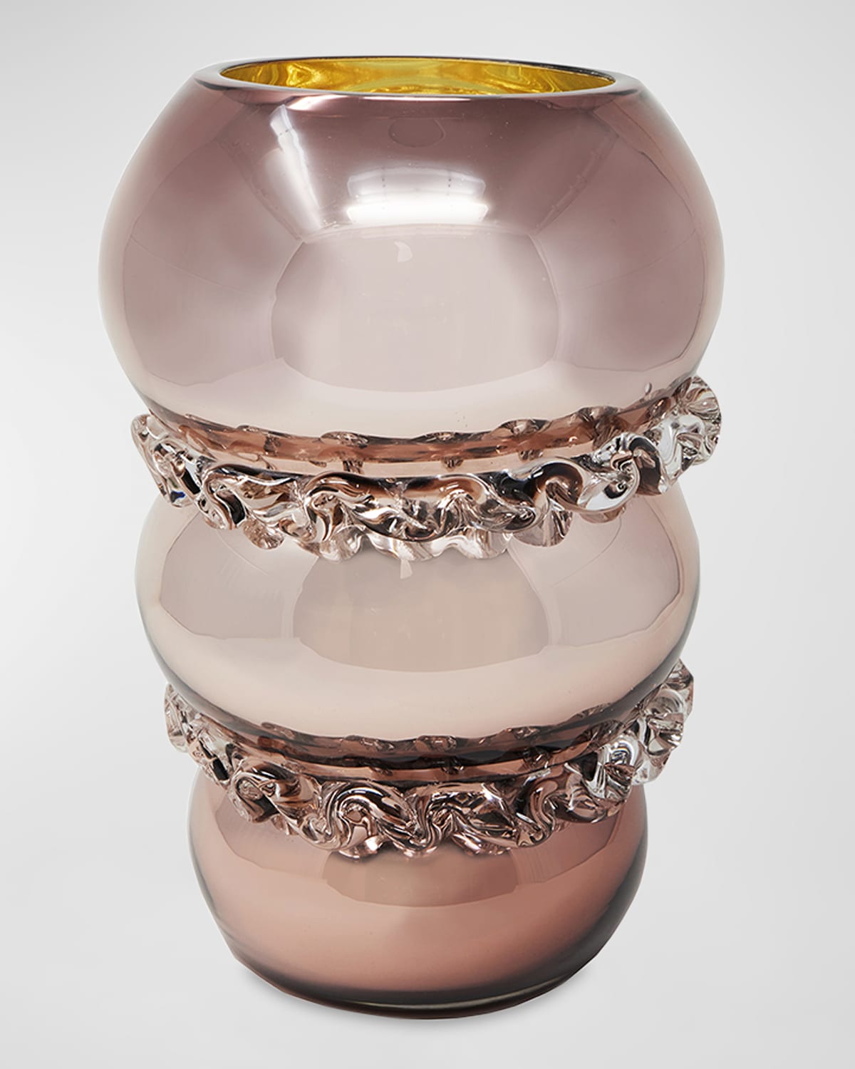 Feyz Studio Frills Mirrored Vase