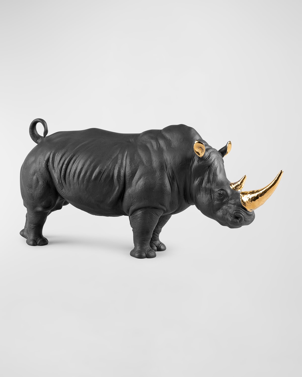 Lladrò Limited Edition Rhino Sculpture