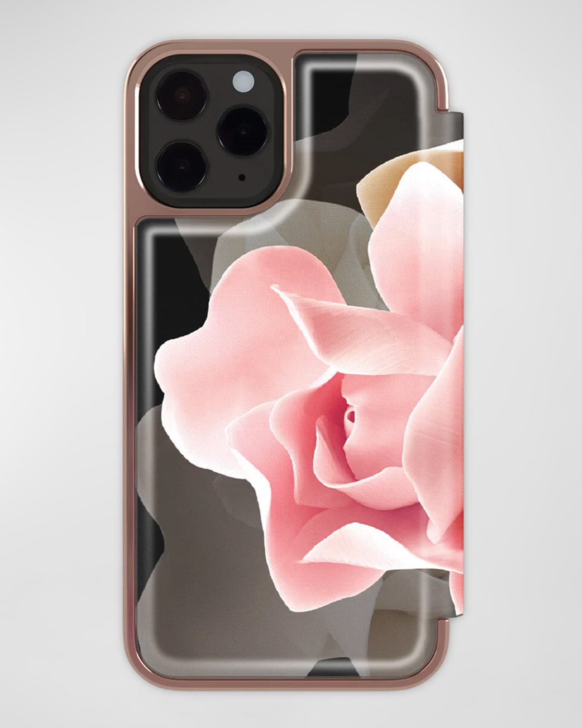 Porcelain Rose Mirror Folio iPhone 14 Pro Case