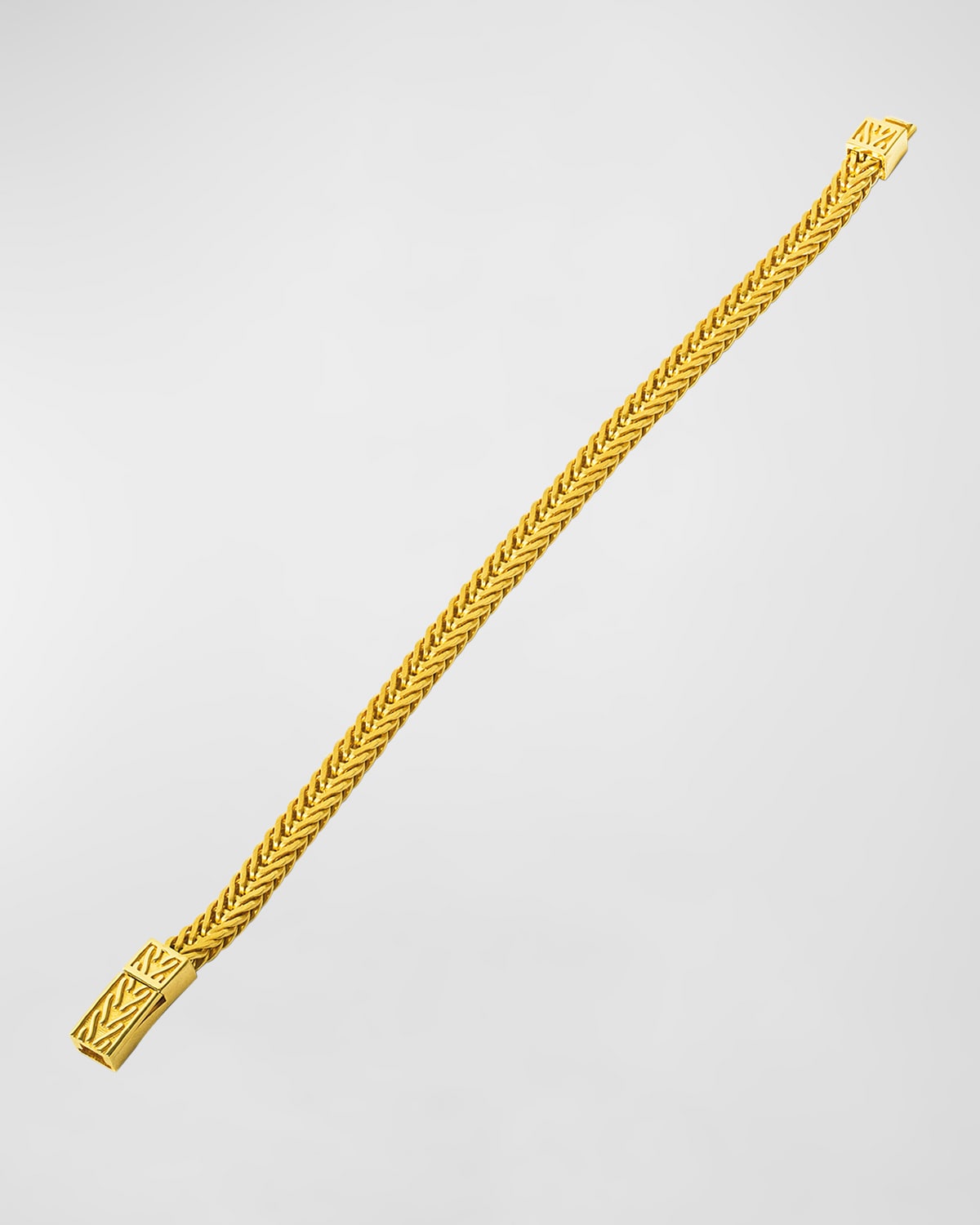 Tateossian Men's Herringbone Chain Bracelet In Yellow Gold