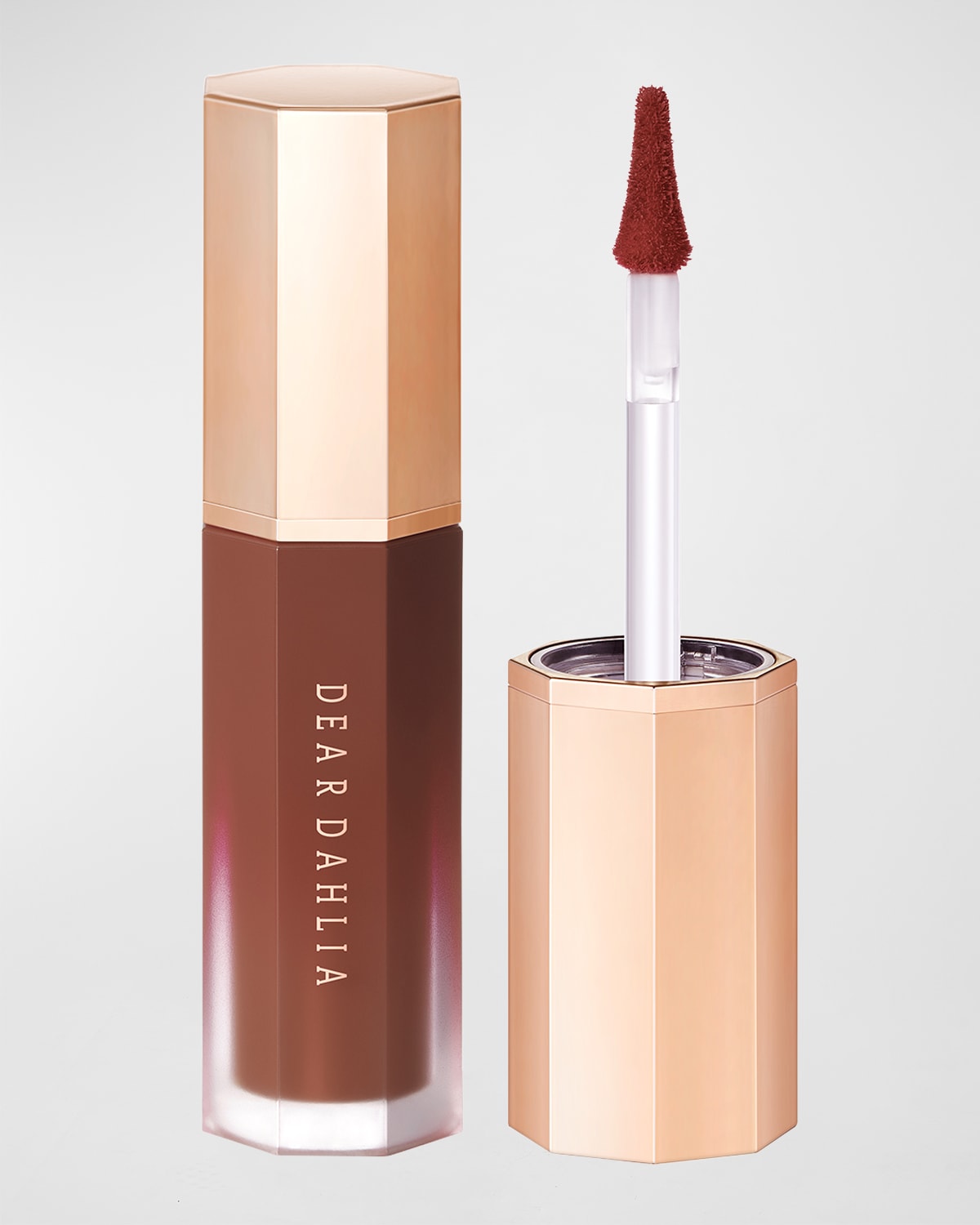 Shop Dear Dahlia Petal Touch Plumping Lip Velour Creme, 3.8 G In Sweet Toffee