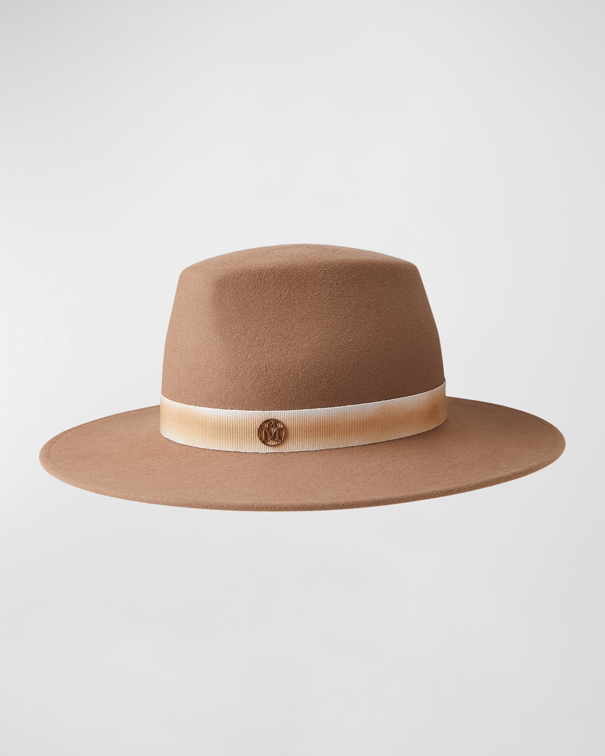 Maison Michel Kyra Fedora In Brown