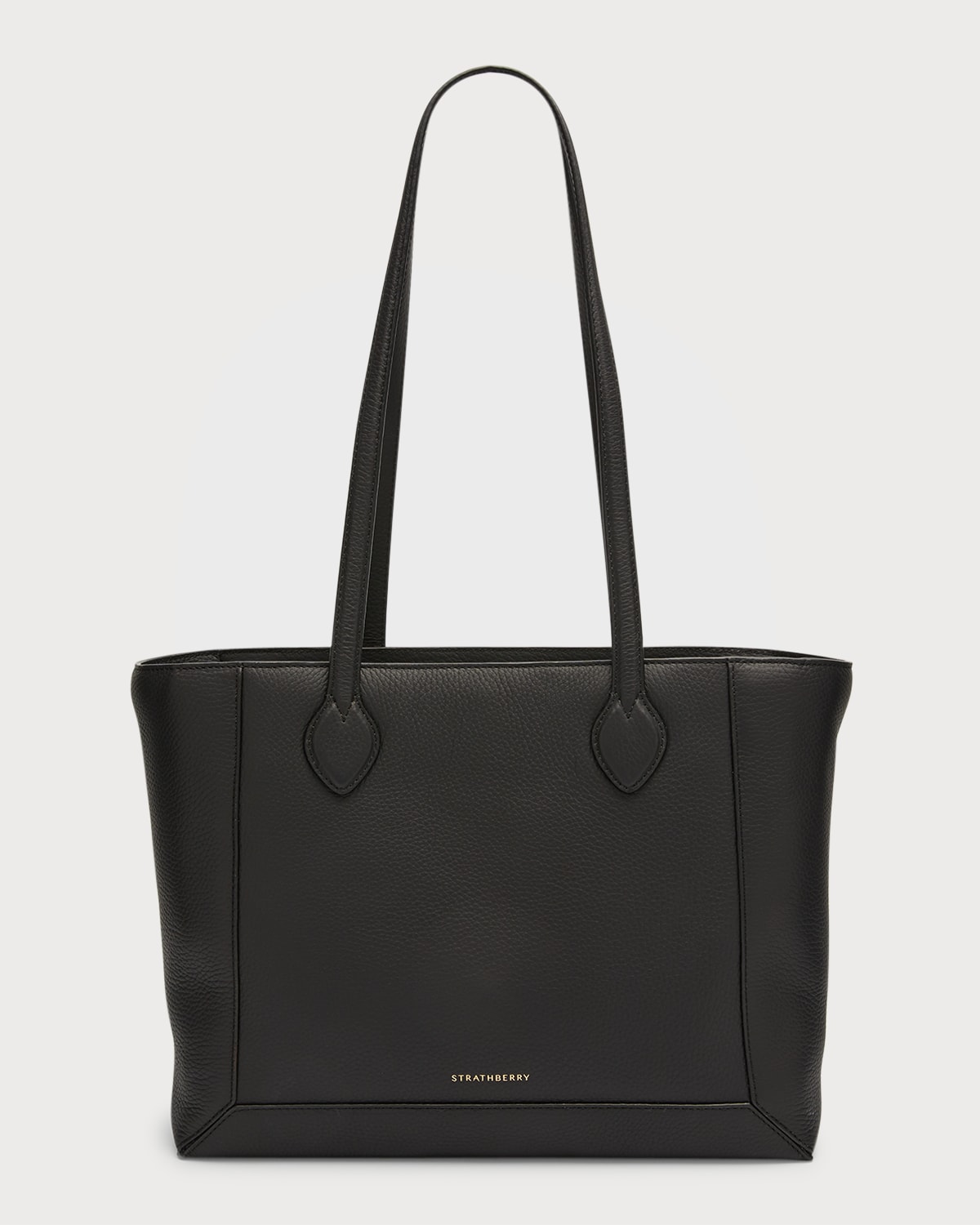 Lana Grain Leather Shopper Tote Bag