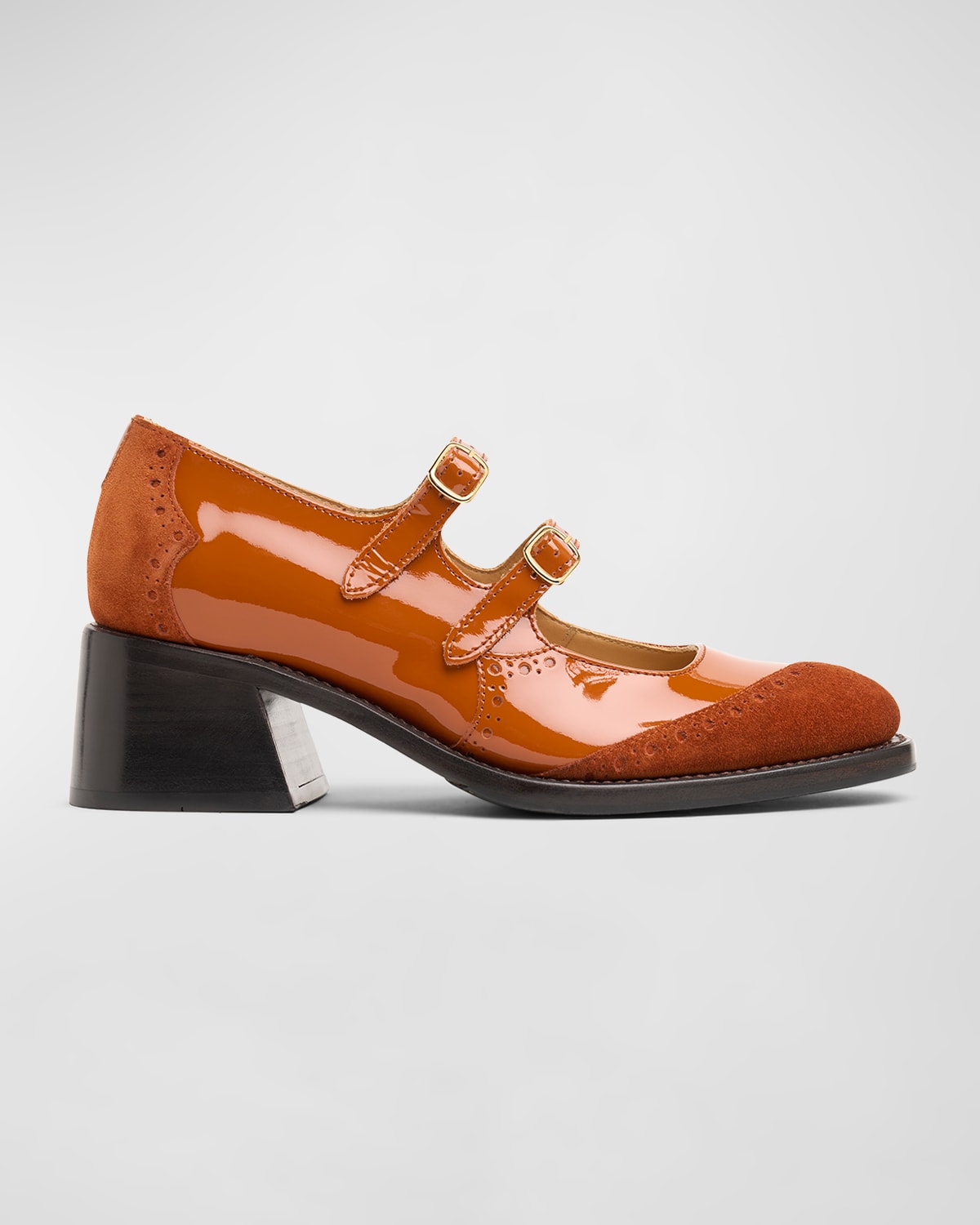 The Office of Angela Scott Miss Amlie Bicolor Patent Mary Jane Shoes Smart Closet