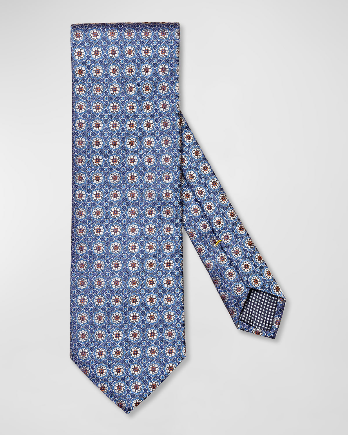 Eton Men's Medallion Jacquard Silk Tie