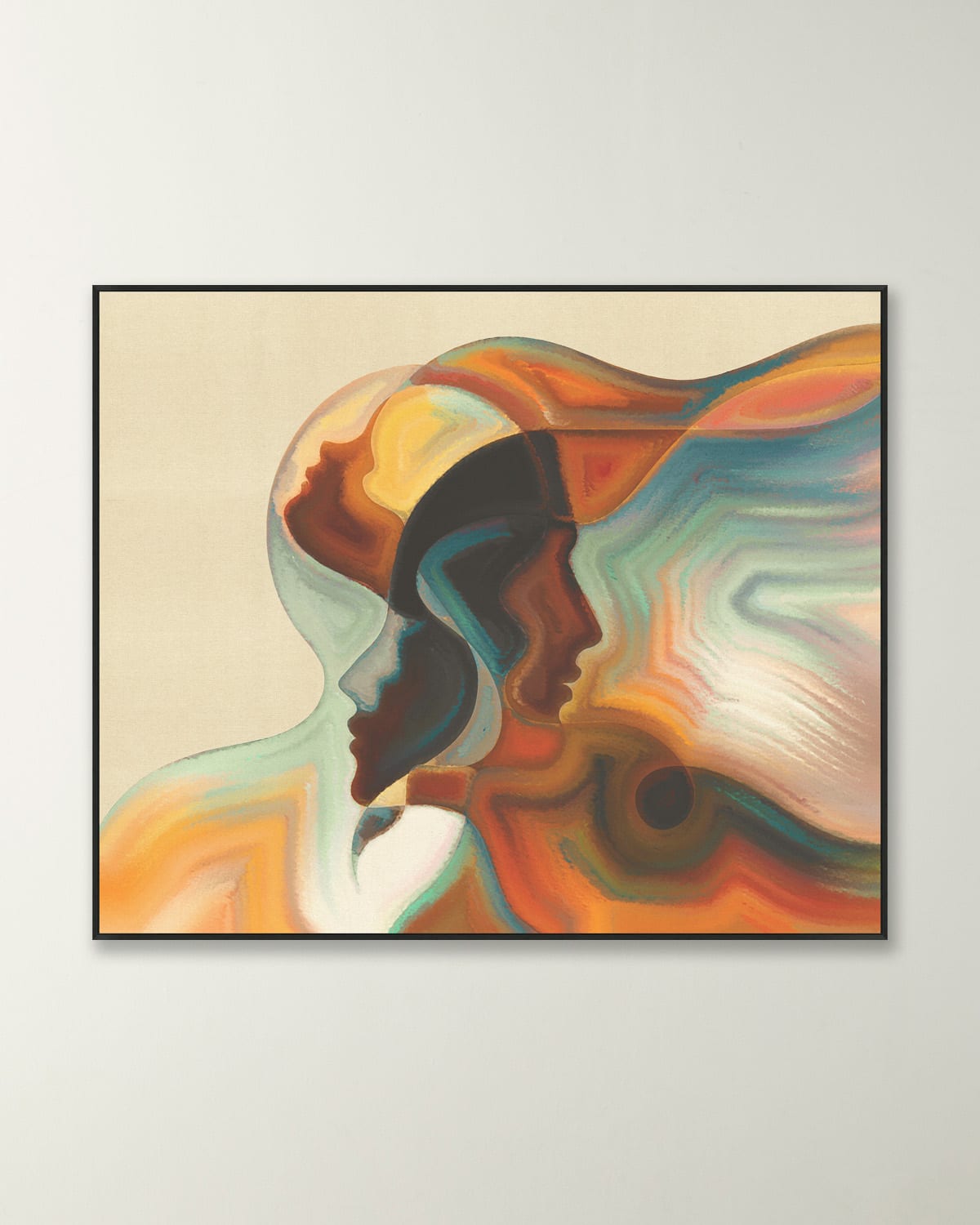 Wendover Art Group Faces In The Crowd Giclee Art In Multi