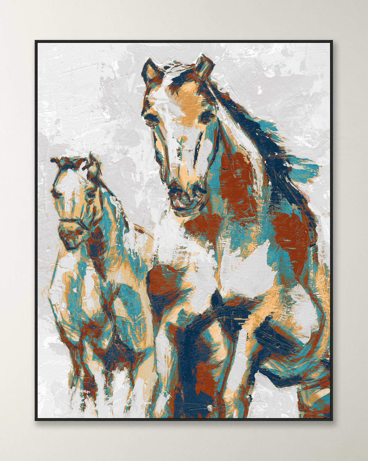 Wendover Art Group Wild Horses Giclée On Gallery-wrapped Canvas In Multi