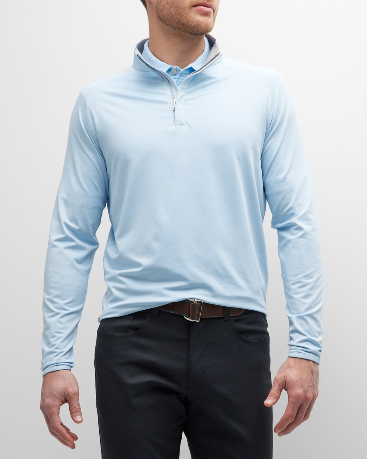 Men's Stealth Performance Stretch Quarter-Zip Sweater