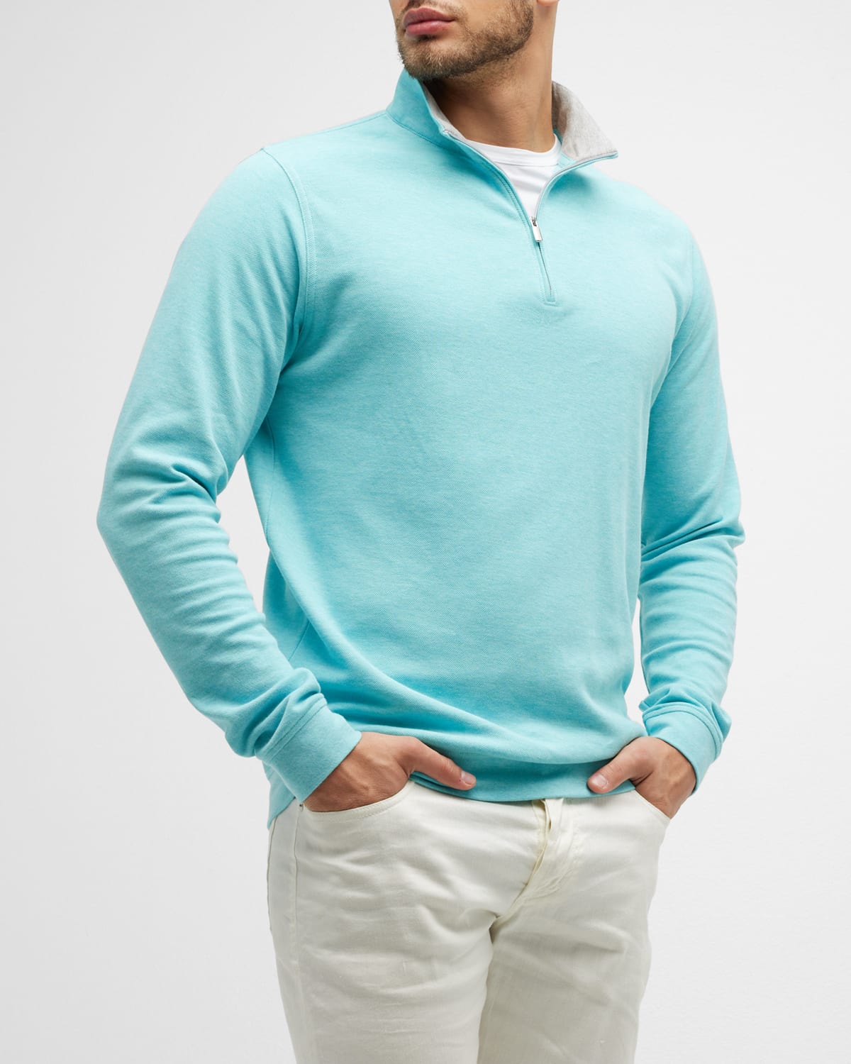 Men's Crown Comfort Quarter-Zip Pullover Sweater