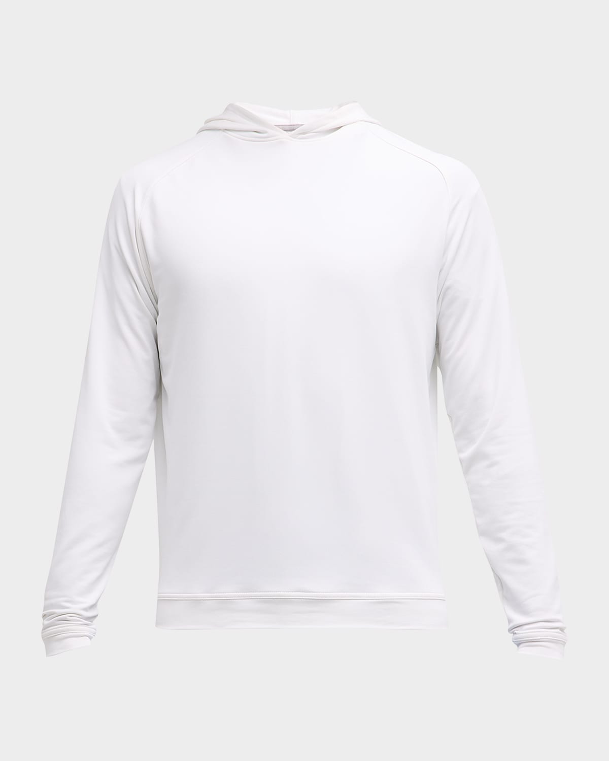 Peter Millar Pine Performance Hoodie In White