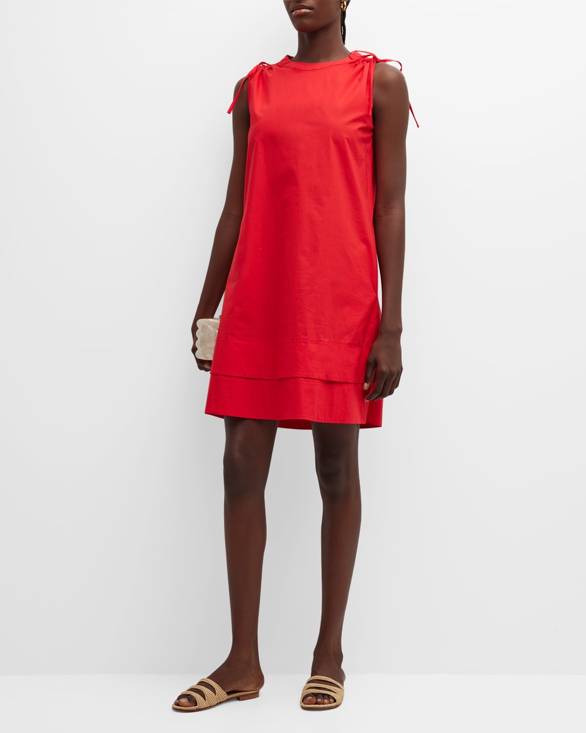 MARELLA ARBITER SLEEVELESS MINI SHIFT DRESS