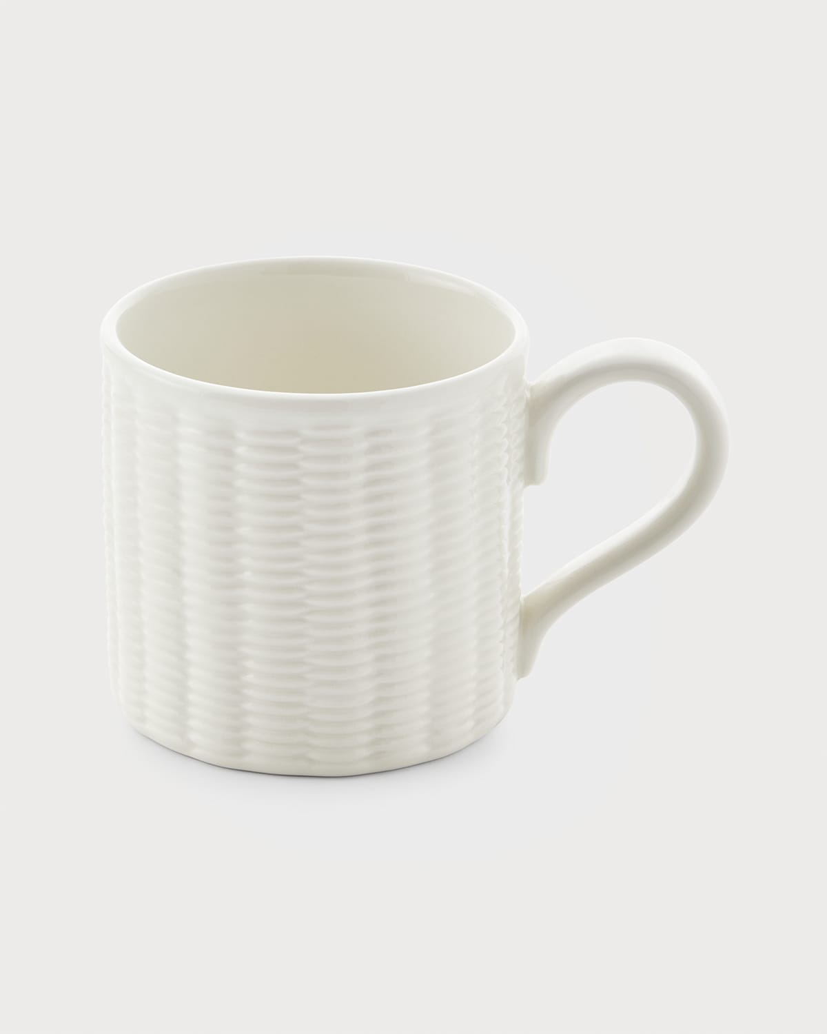 Este Ceramiche Porcellane White Wicker Mug