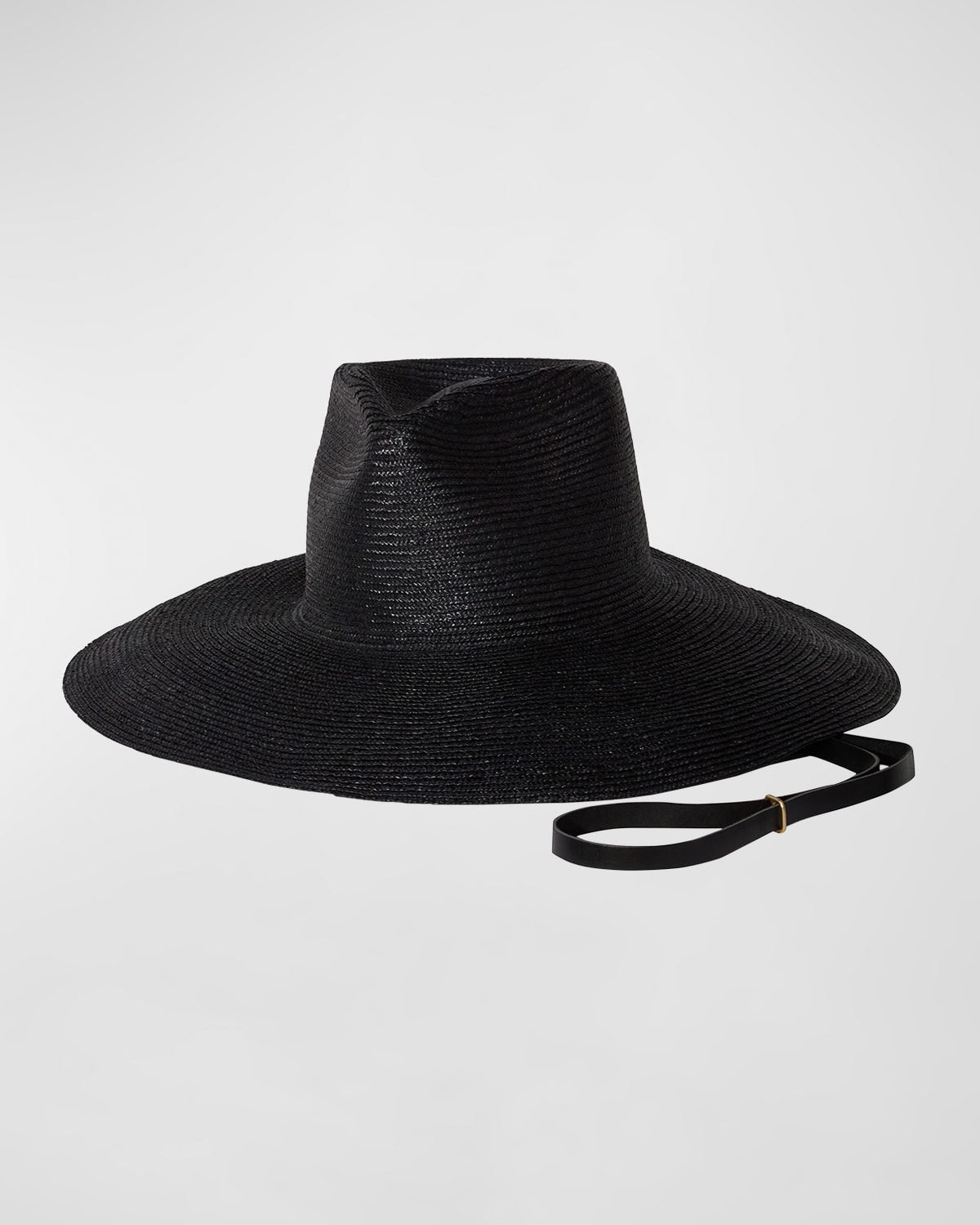 Janessa Leone Women's Kennedy Straw Hat In Black