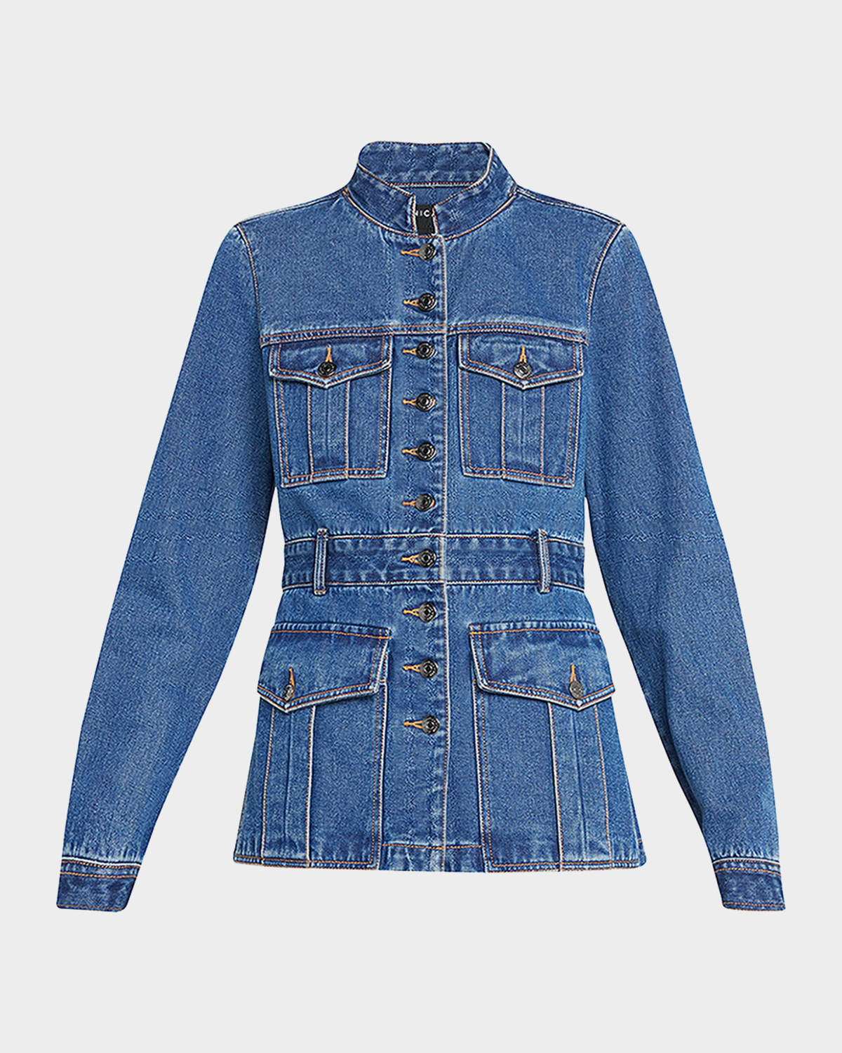 Veronica Beard Tika Denim Jacket In Bright Blue