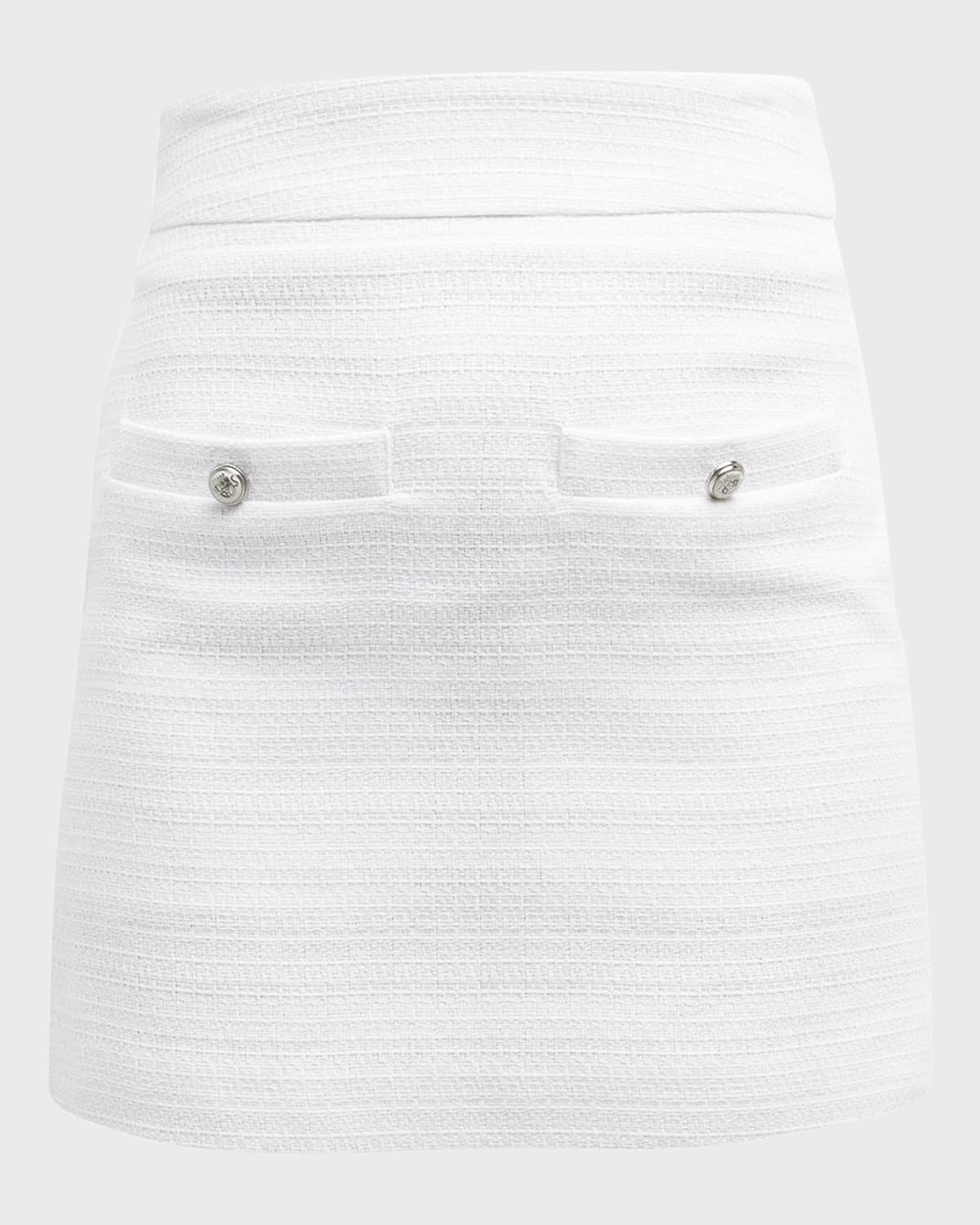 Veronica Beard Emar Mini Skirt In White