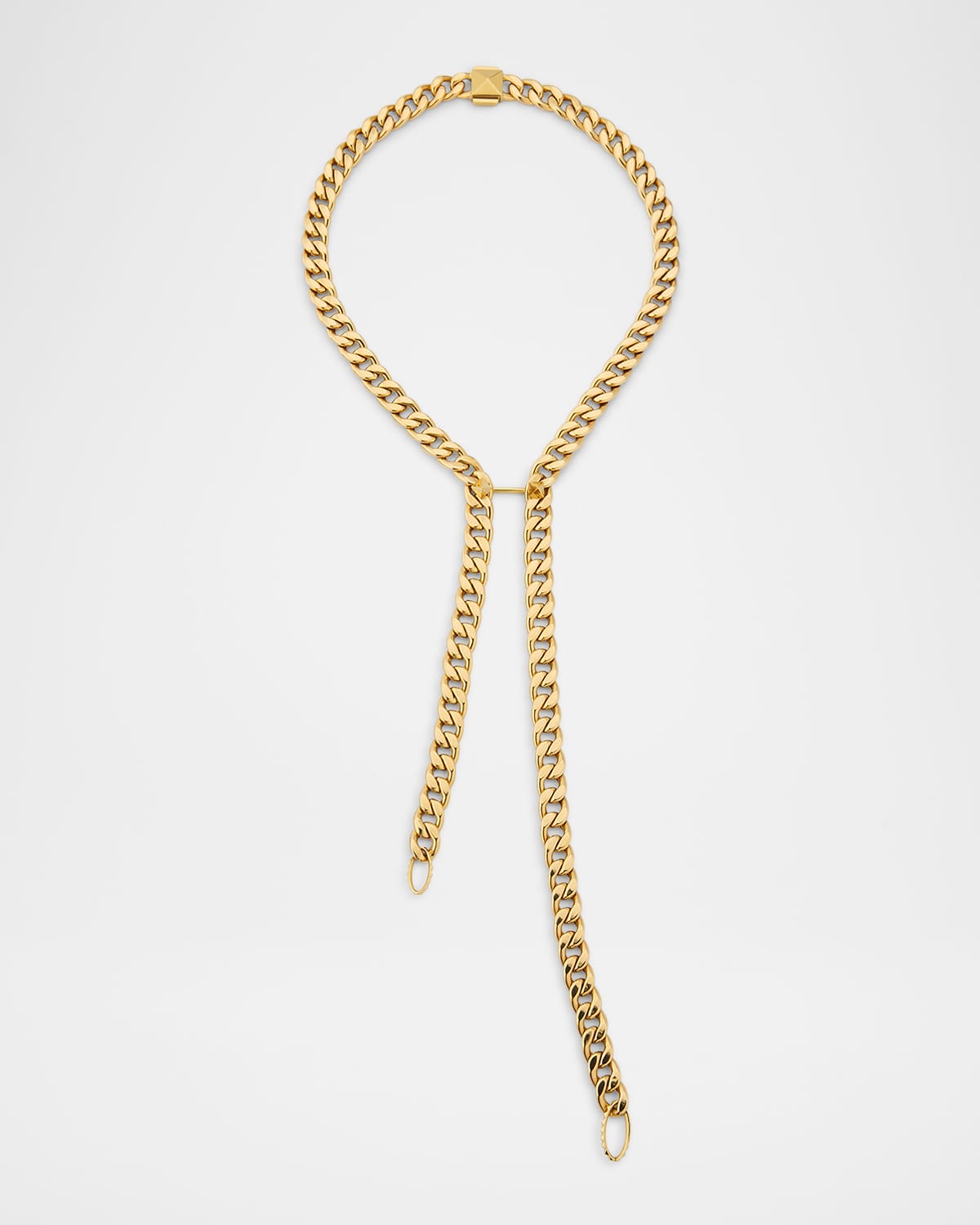 18K Yellow Gold Double Chain Necklace