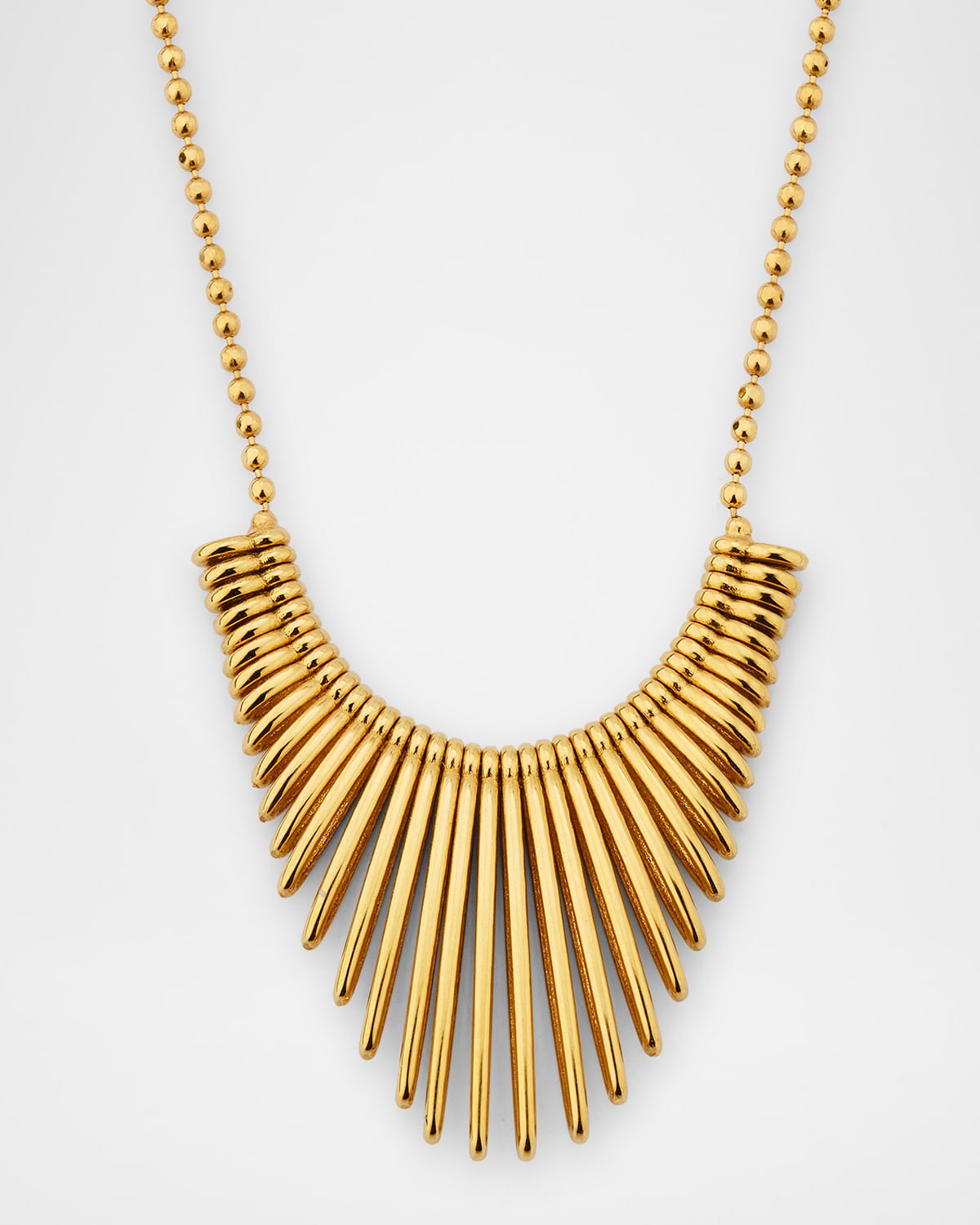 18K Yellow Gold Guitar Pendant Necklace