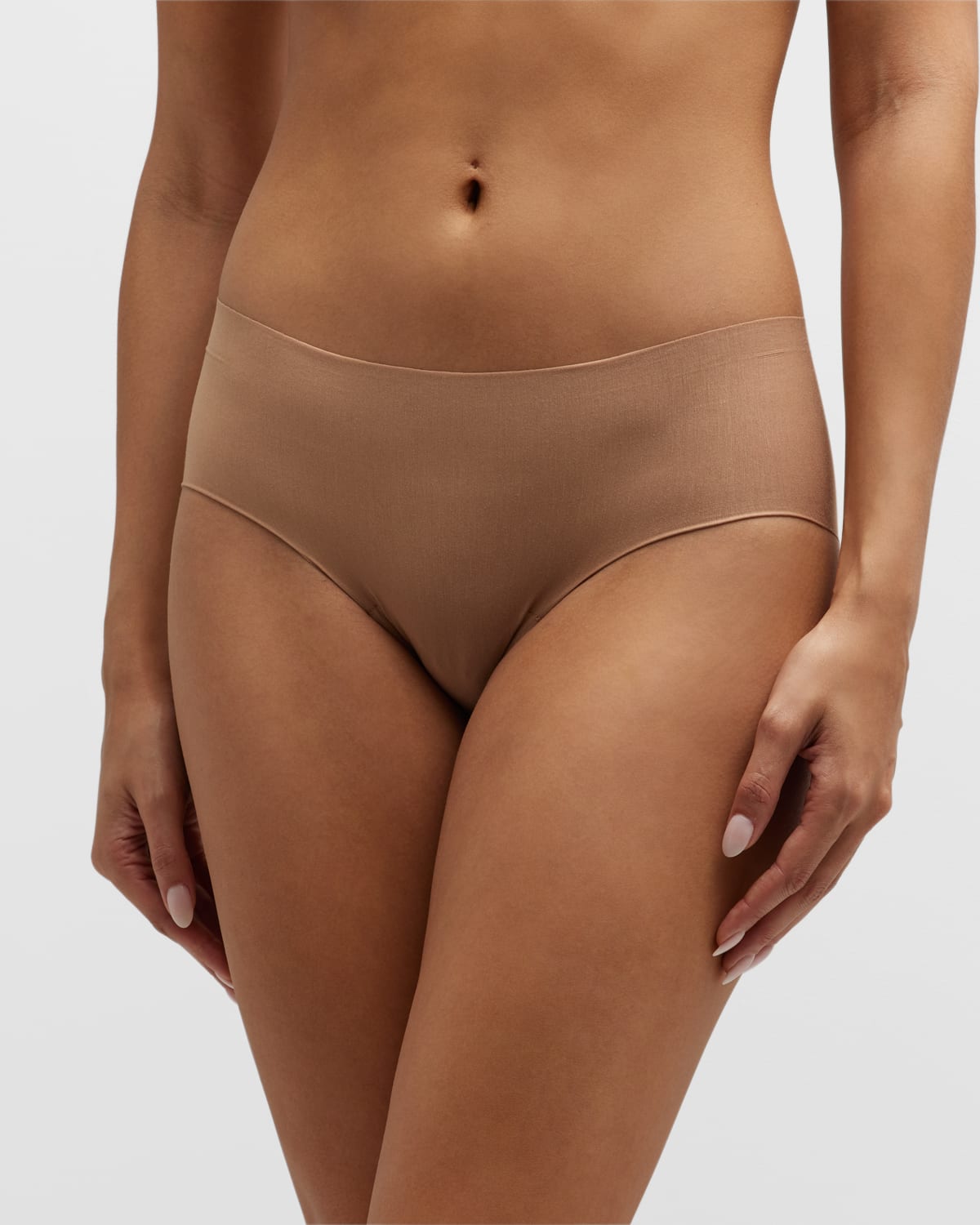 Commando Butter Mid-rise Bikini Briefs In Toffee