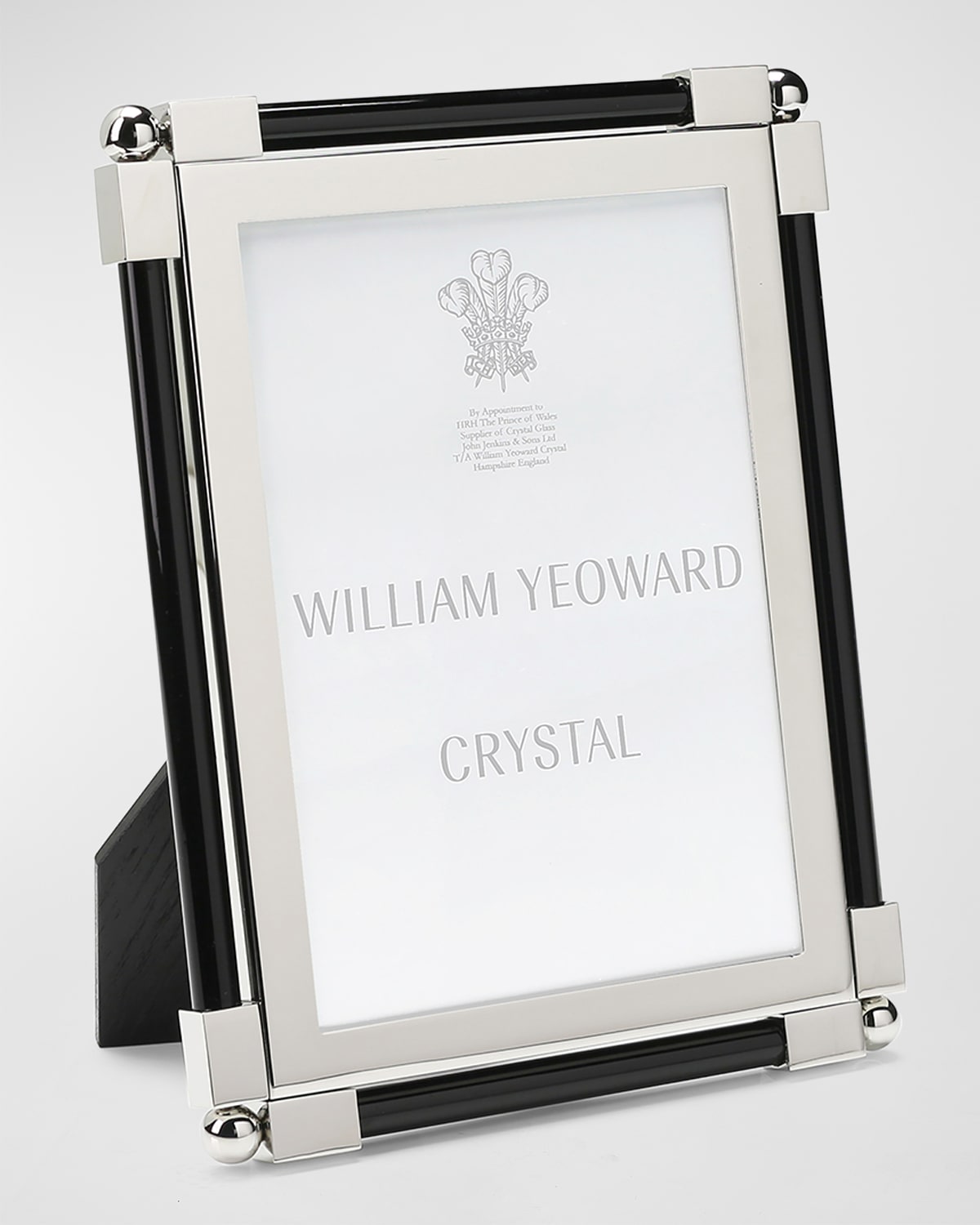 William Yeoward Crystal New Classic Black Frame, 5 X 7