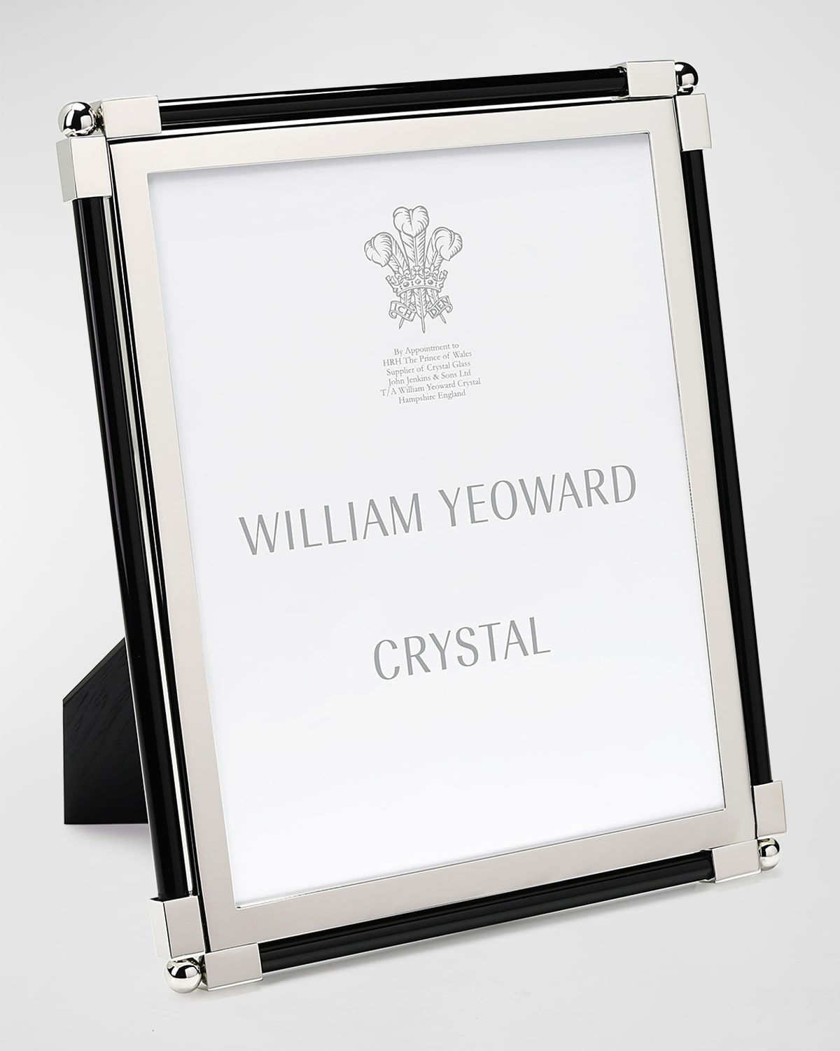 William Yeoward Crystal New Classic Black Frame, 8 X 10