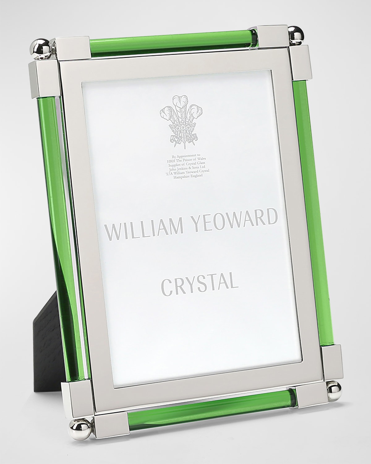 William Yeoward Crystal New Classic Green Frame, 5 X 7