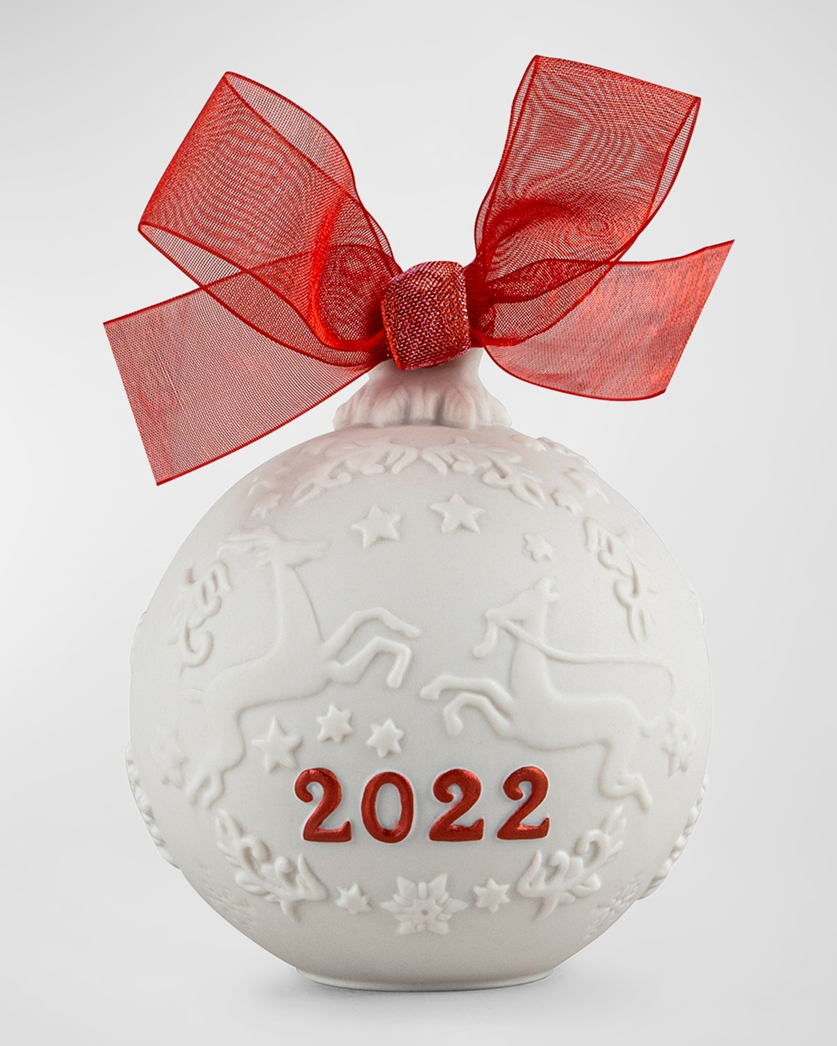 2022 Christmas Ball Ornament (Re-Deco Red)