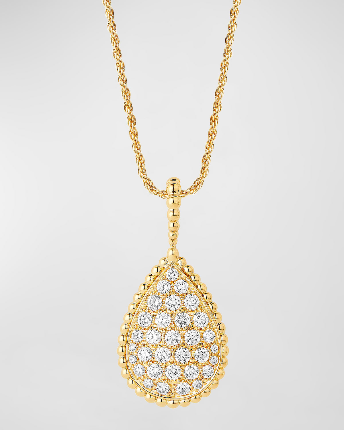 Shop Boucheron Serpent Boheme 18k Gold Diamond Pendant Necklace