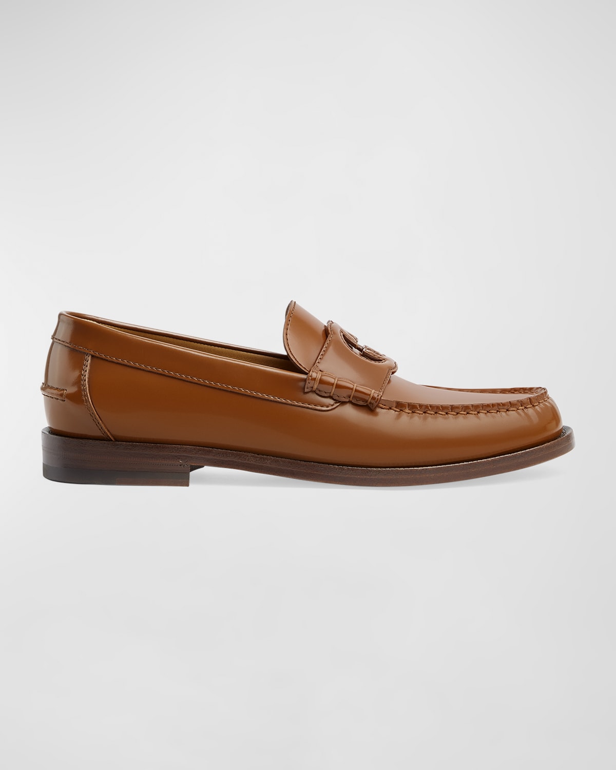 Gucci Men's Kaveh Interlocking G Cutout Loafers In Cuir