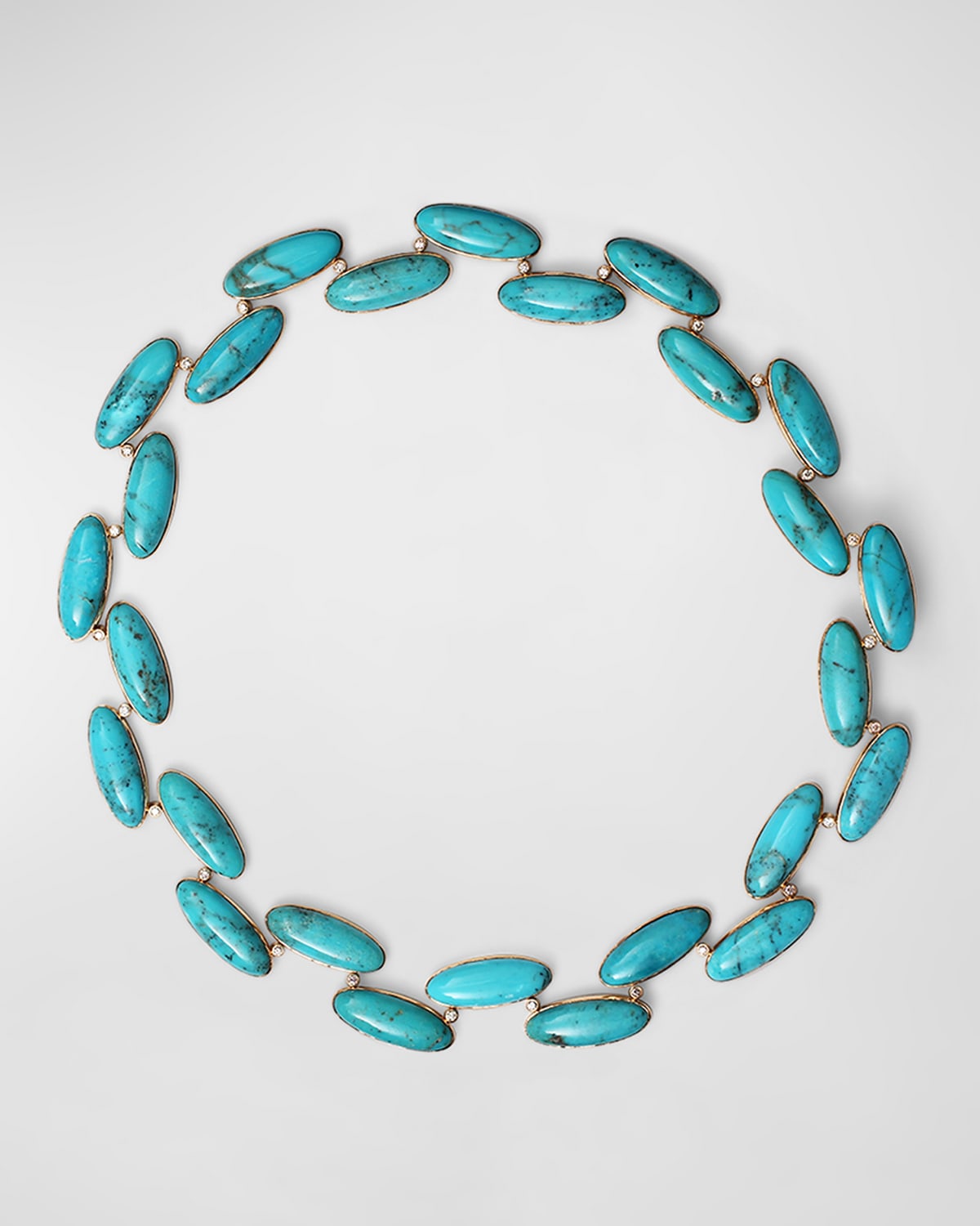 Turquoise and Diamond Necklace