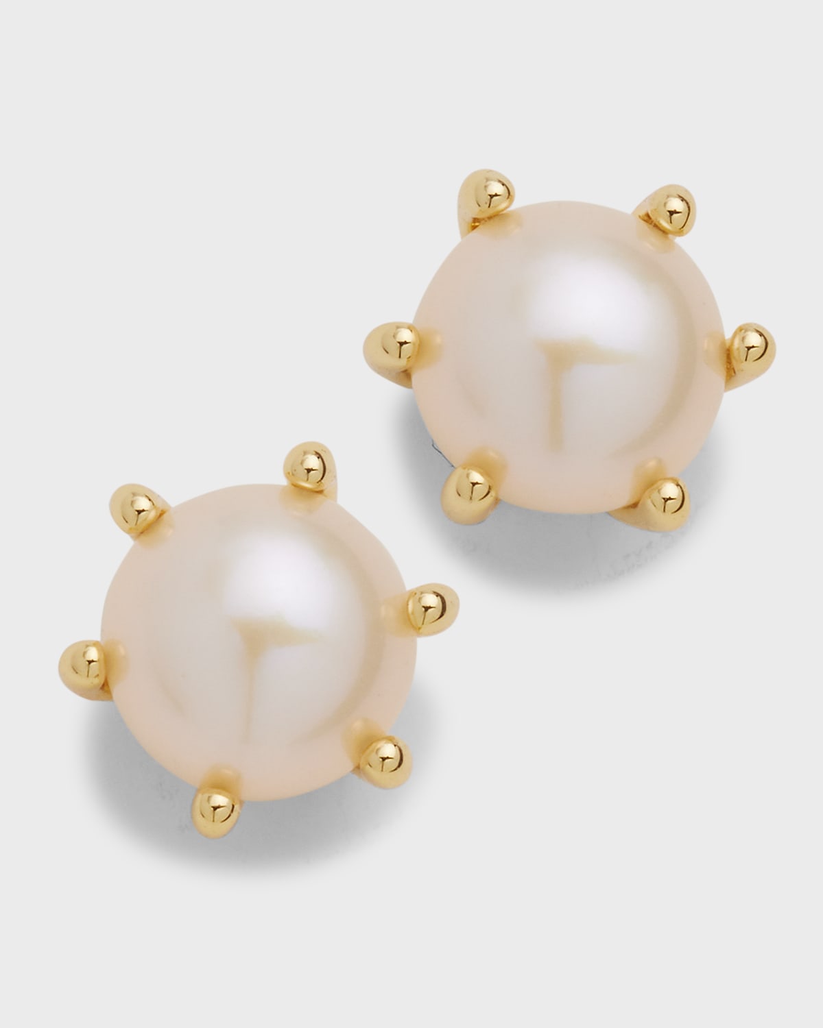 Kendra Scott Ashton Pearl Stud Earrings In Gold White Pearl