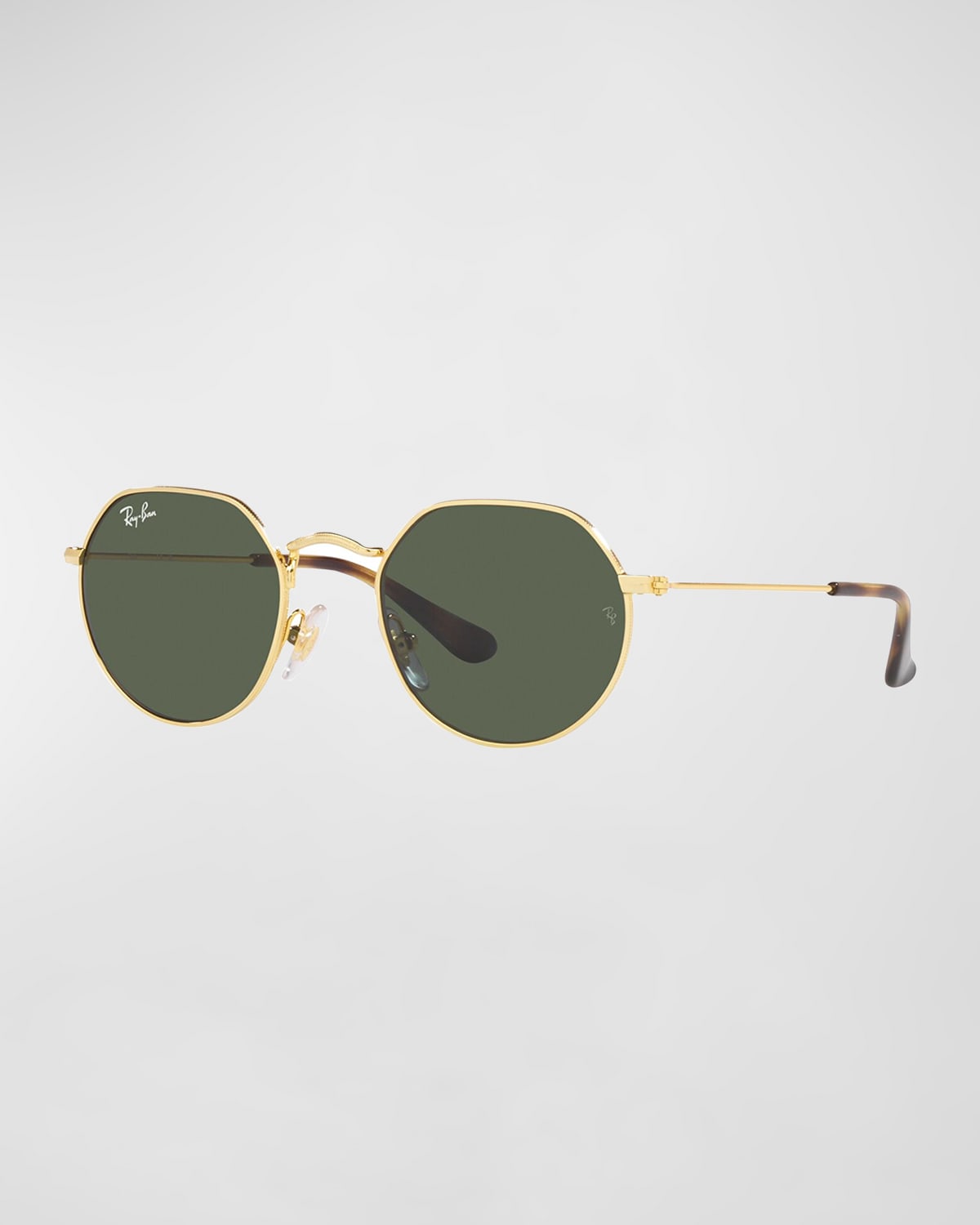 Ray-ban Junior Kids' Boy's Rj9565s 47 Round Sunglasses In Gold Flash