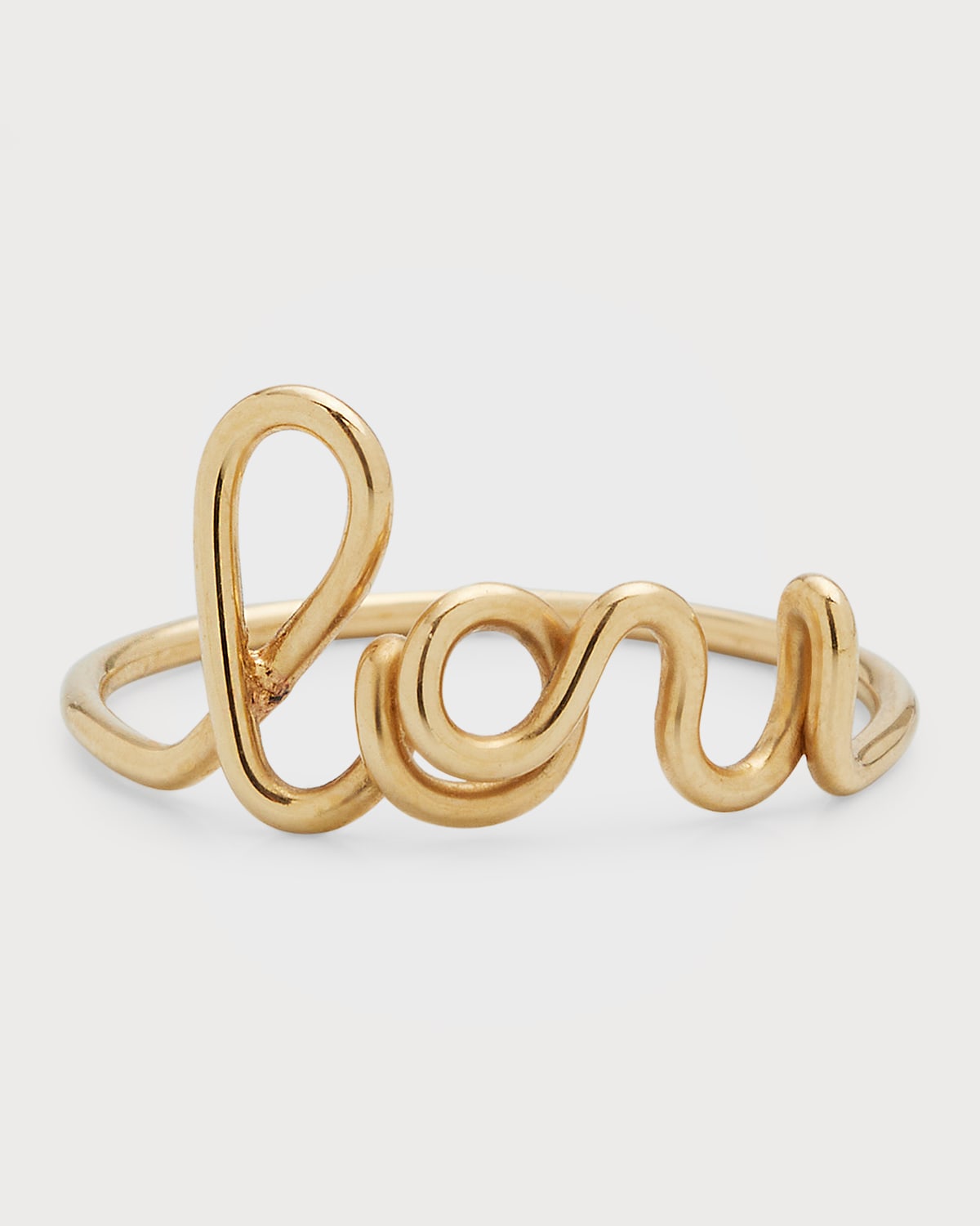 Atelier Paulin Original Personalized Ring In Yellow Gold