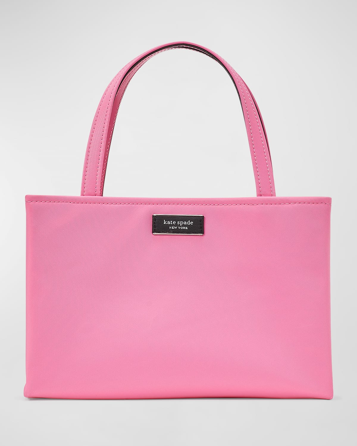 Kate Spade New York For Visual Comfort Signature Sam Icon Small Recycled Nylon Tote Bag In Pink Cloud