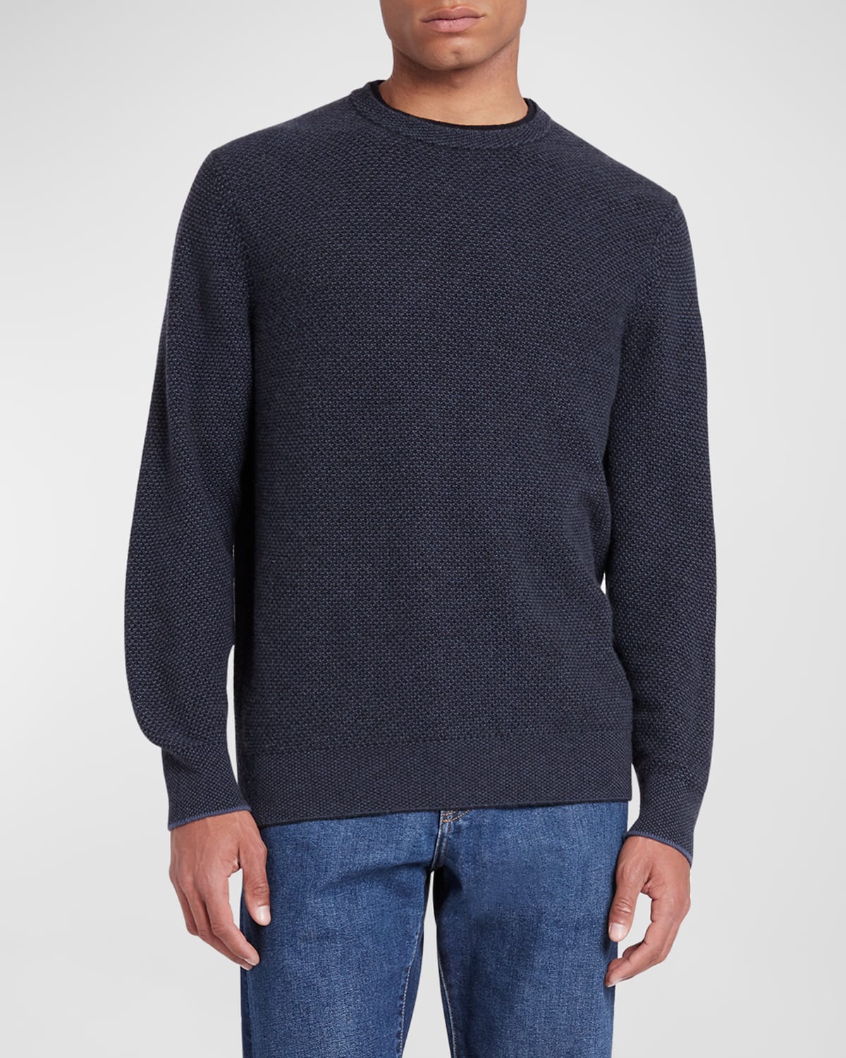 Men's Cashmere Girocollo City Crewneck Sweater