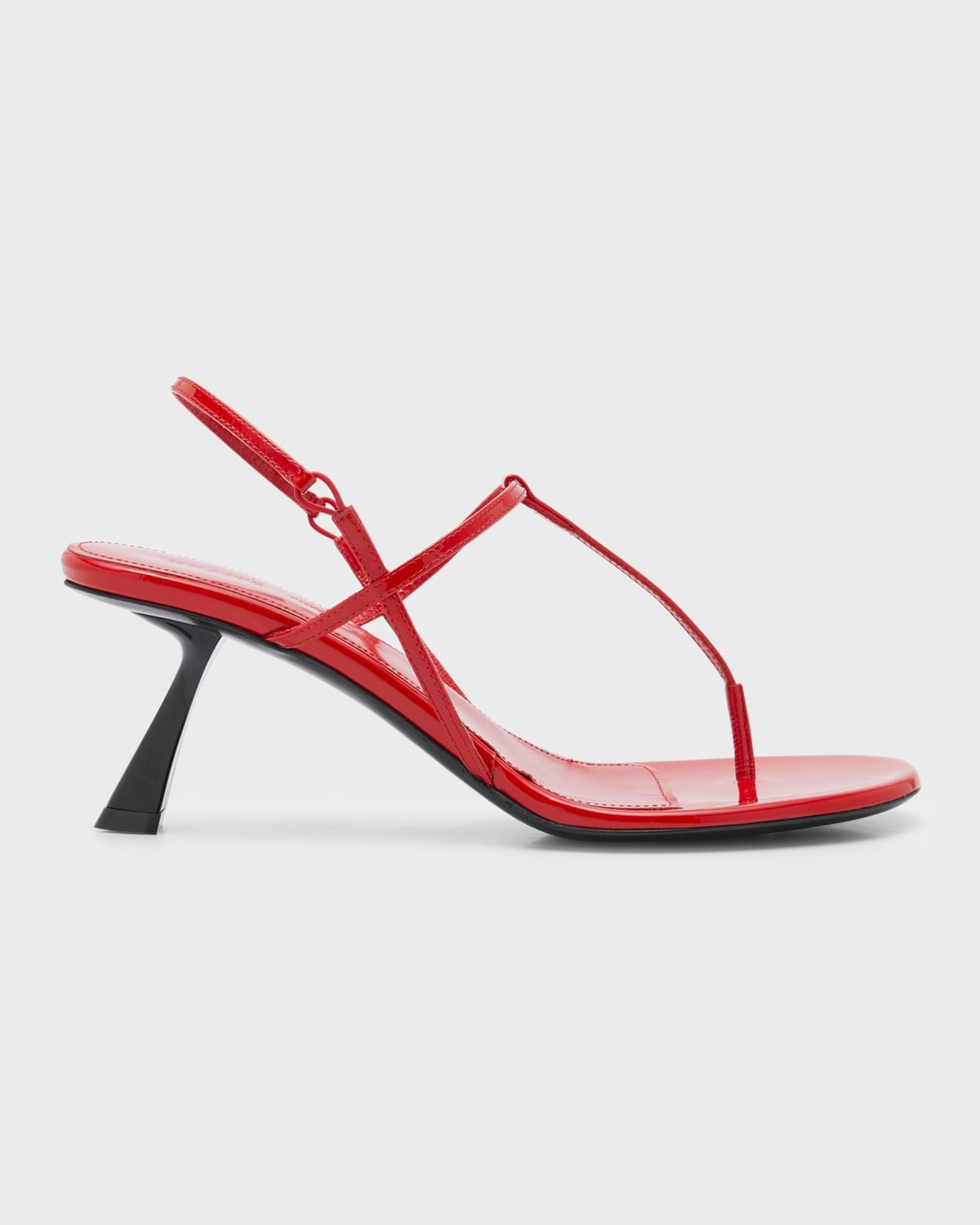 Khaite Linden Sandals In Scarlet Red