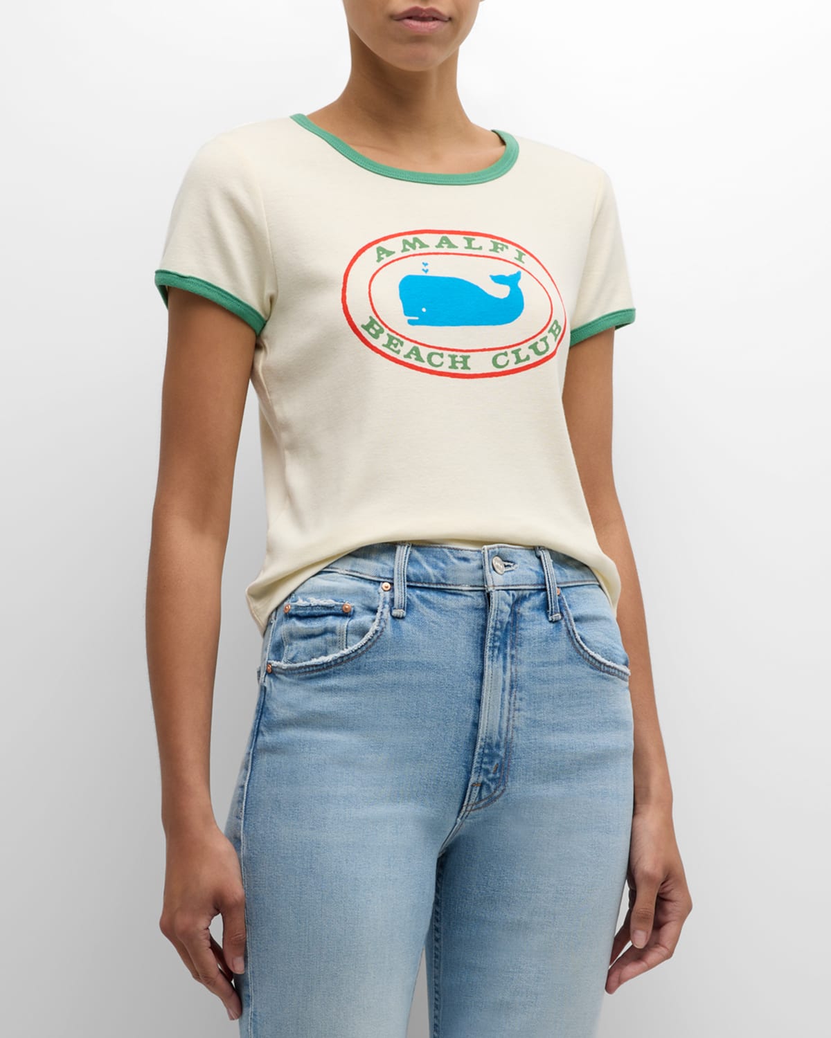 The Itty Bitty Ringer Cropped Tee