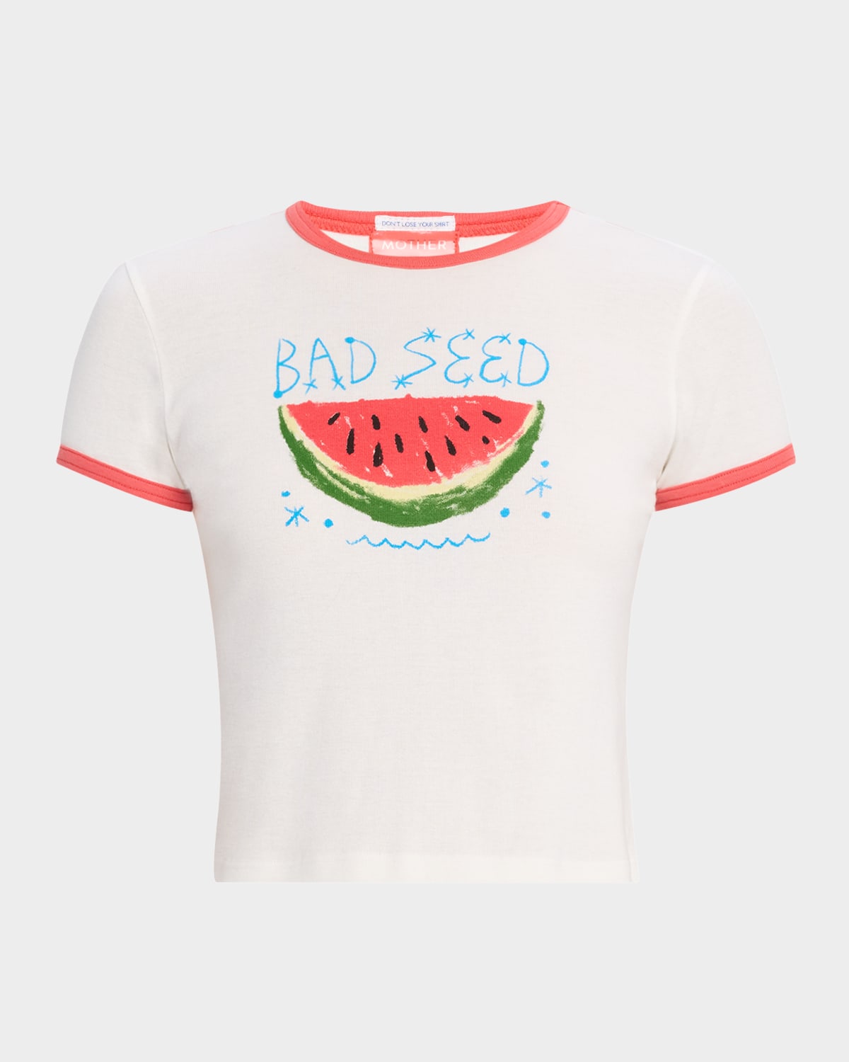 The Itty Bitty Ringer Cropped Tee