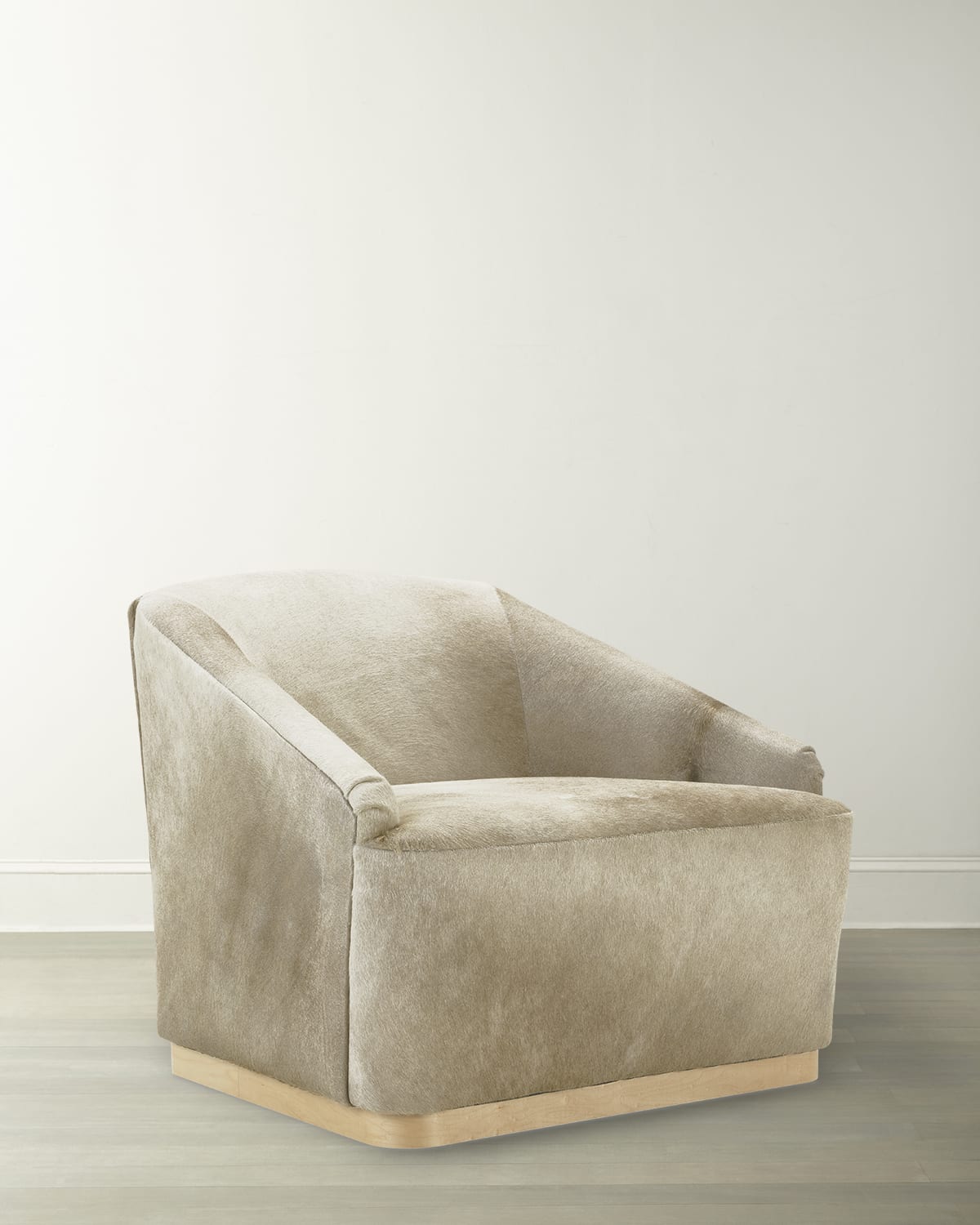 Alfie Hair Hide Swivel Chair