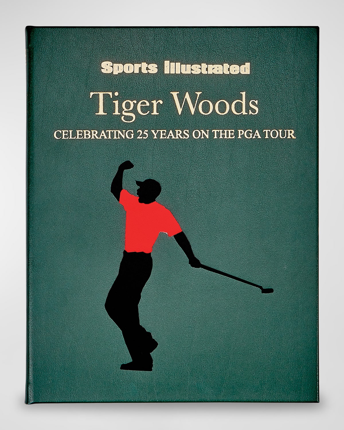 Shop Graphic Image Tiger Woods - Celebrating 25 Years On The Pga Tour Personalizable Book In Green
