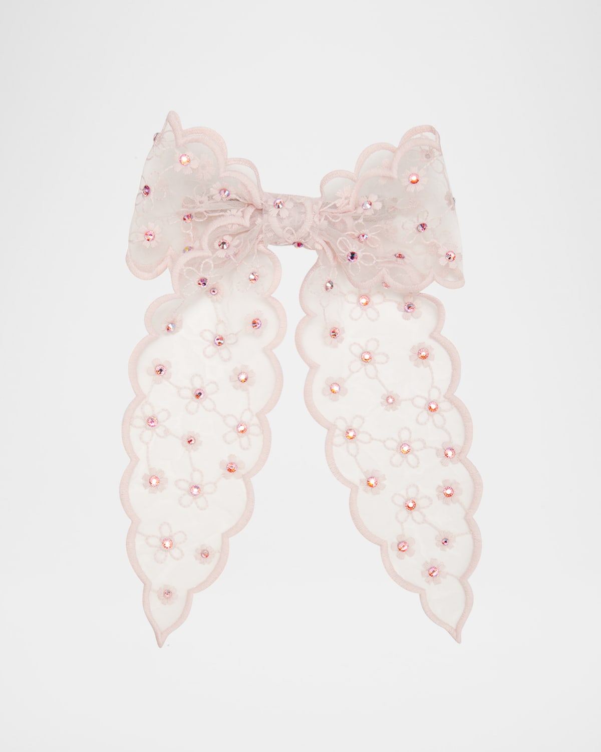 Floral Bow Barrette