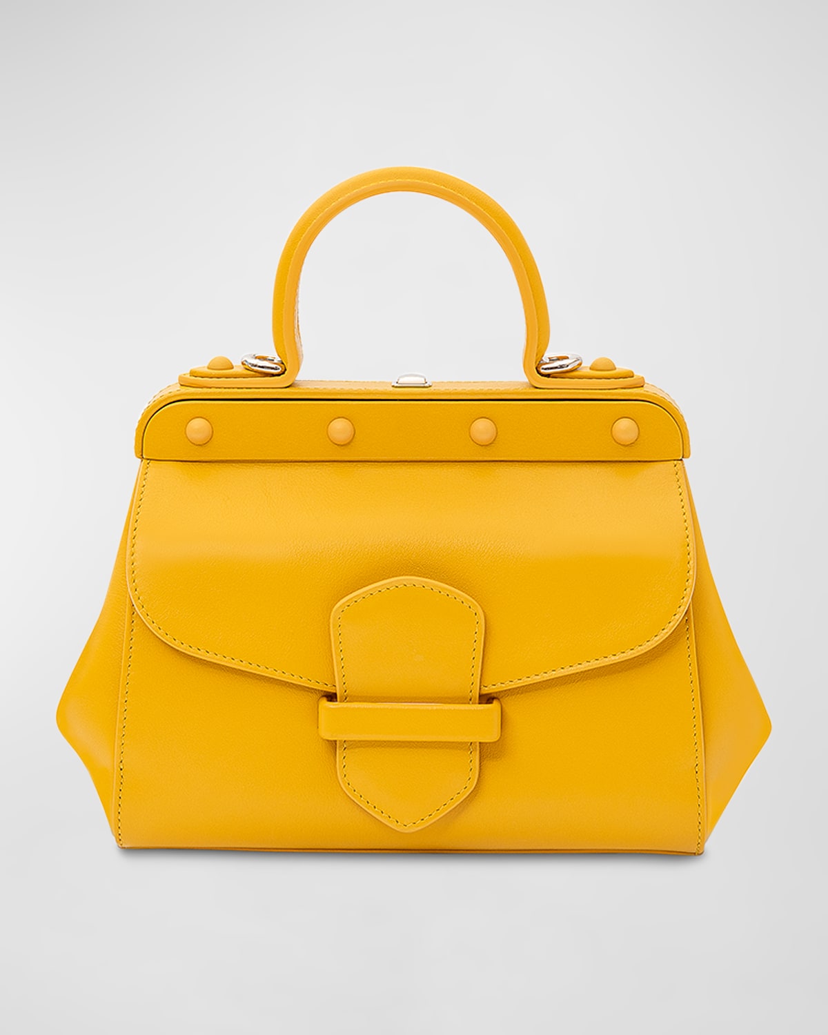 Margherita Small Leather Top-Handle Bag