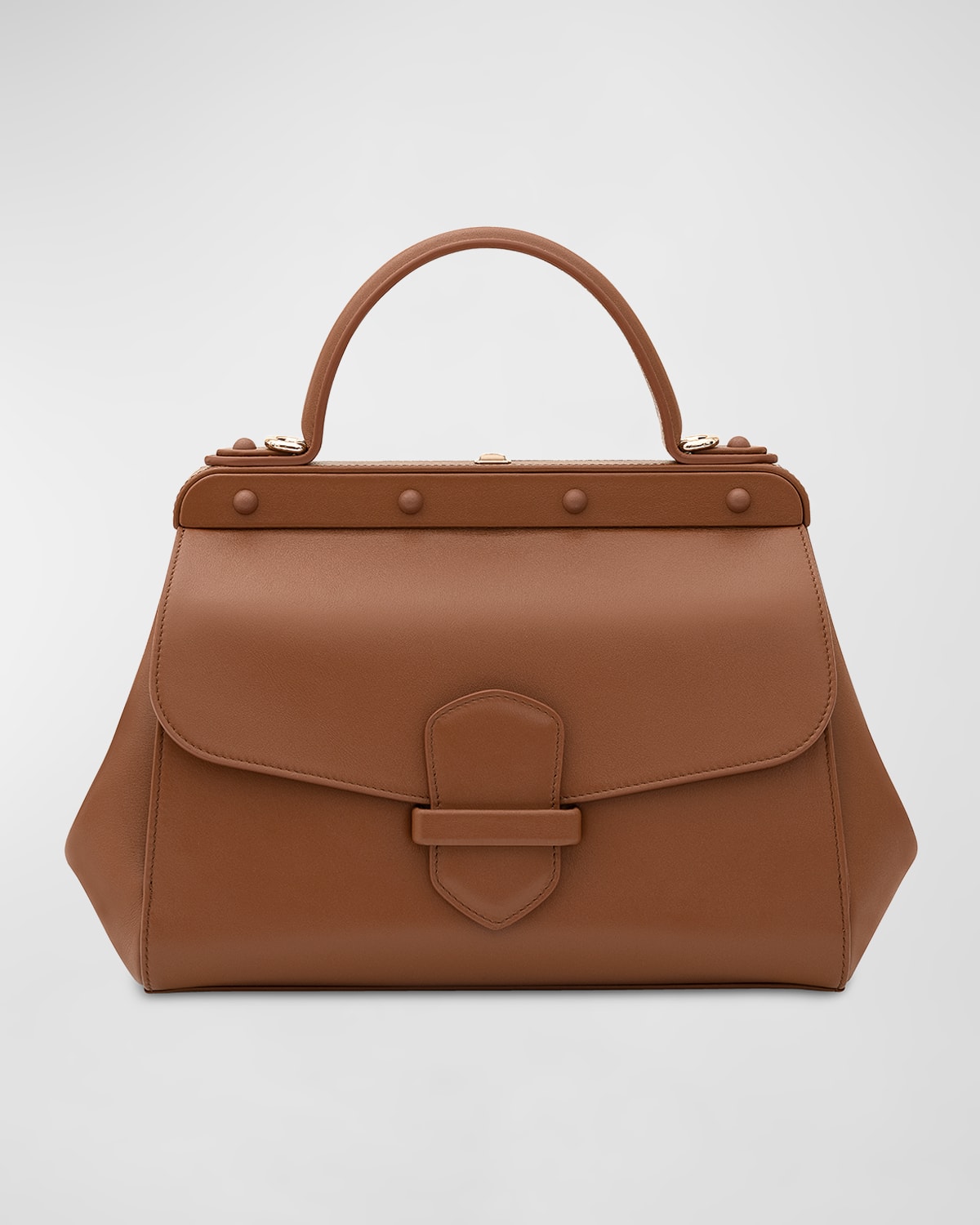 Margherita Medium Leather Top-Handle Bag